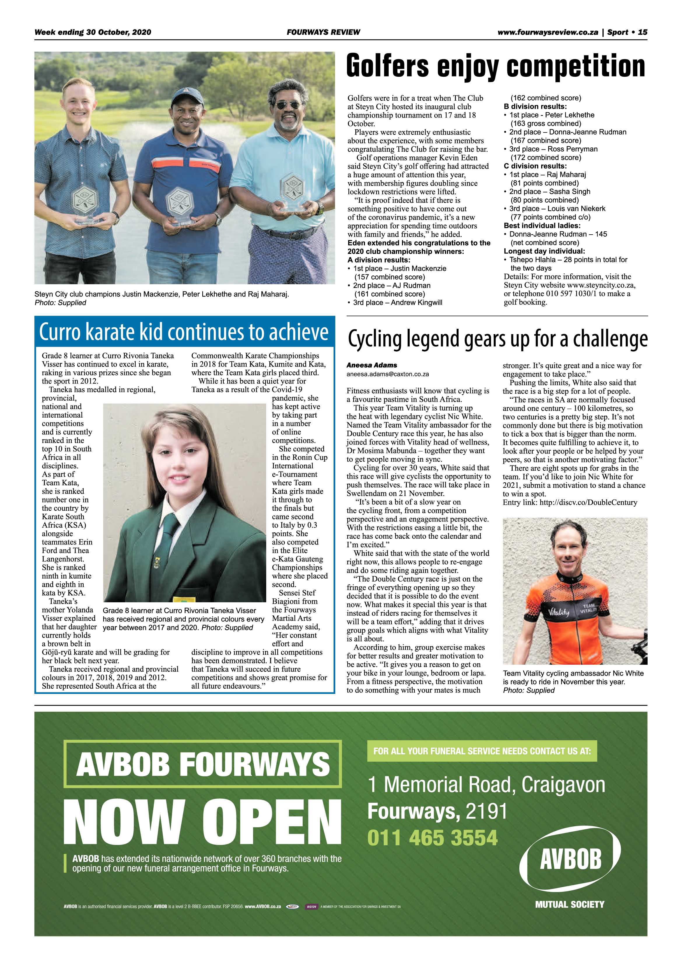 Fourways Review 30 October 2020 page 15