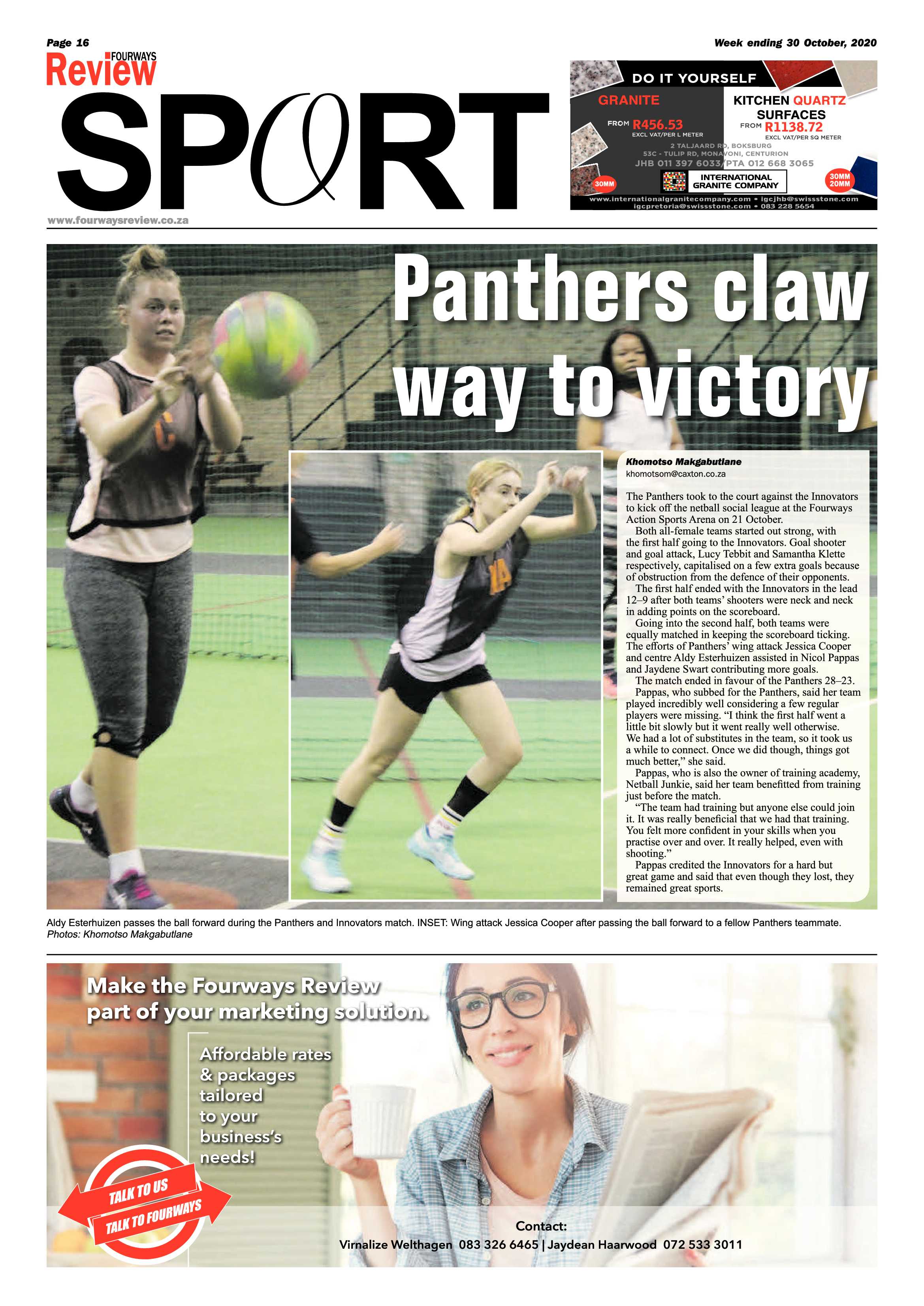 Fourways Review 30 October 2020 page 16
