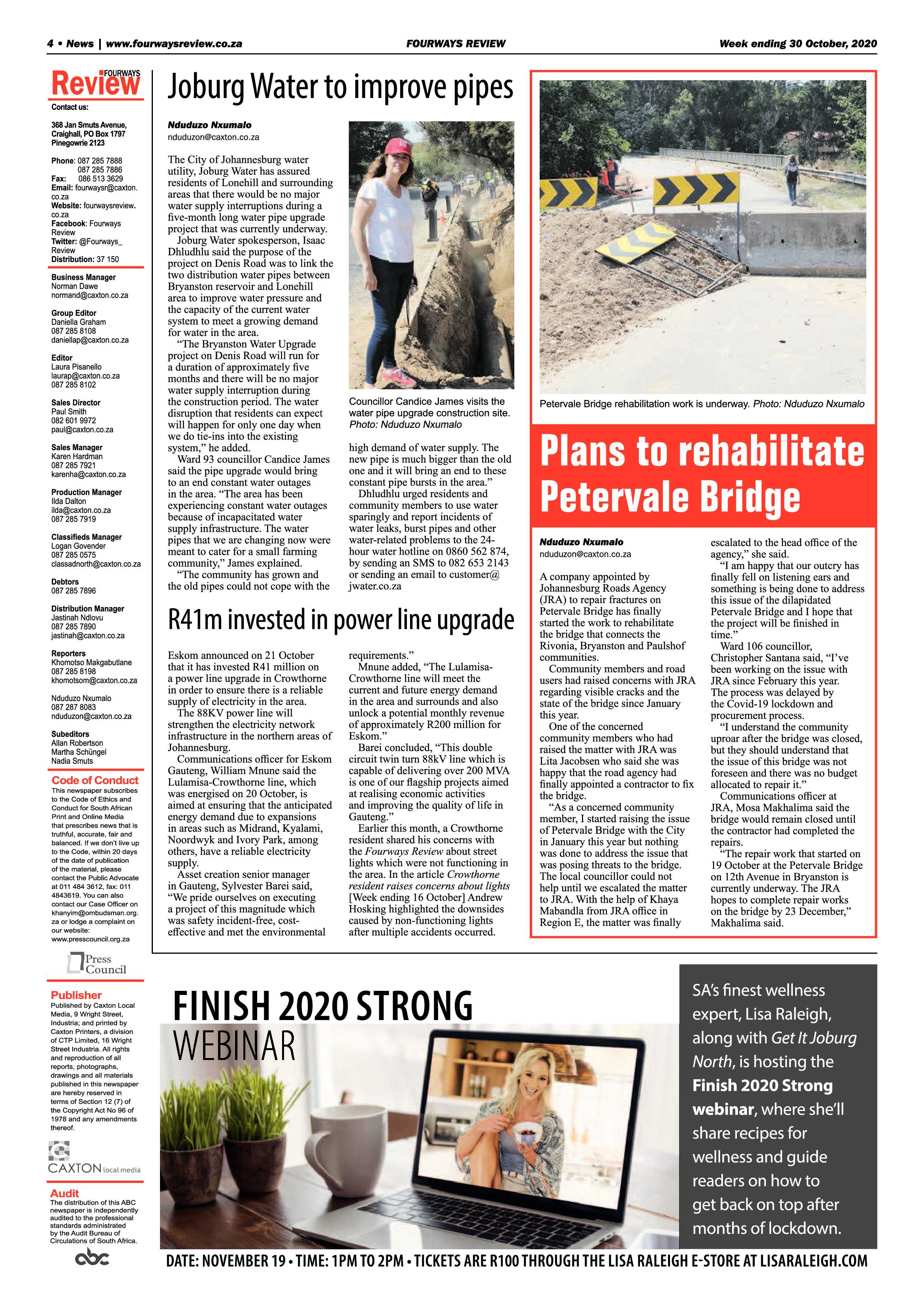Fourways Review 30 October 2020 page 4