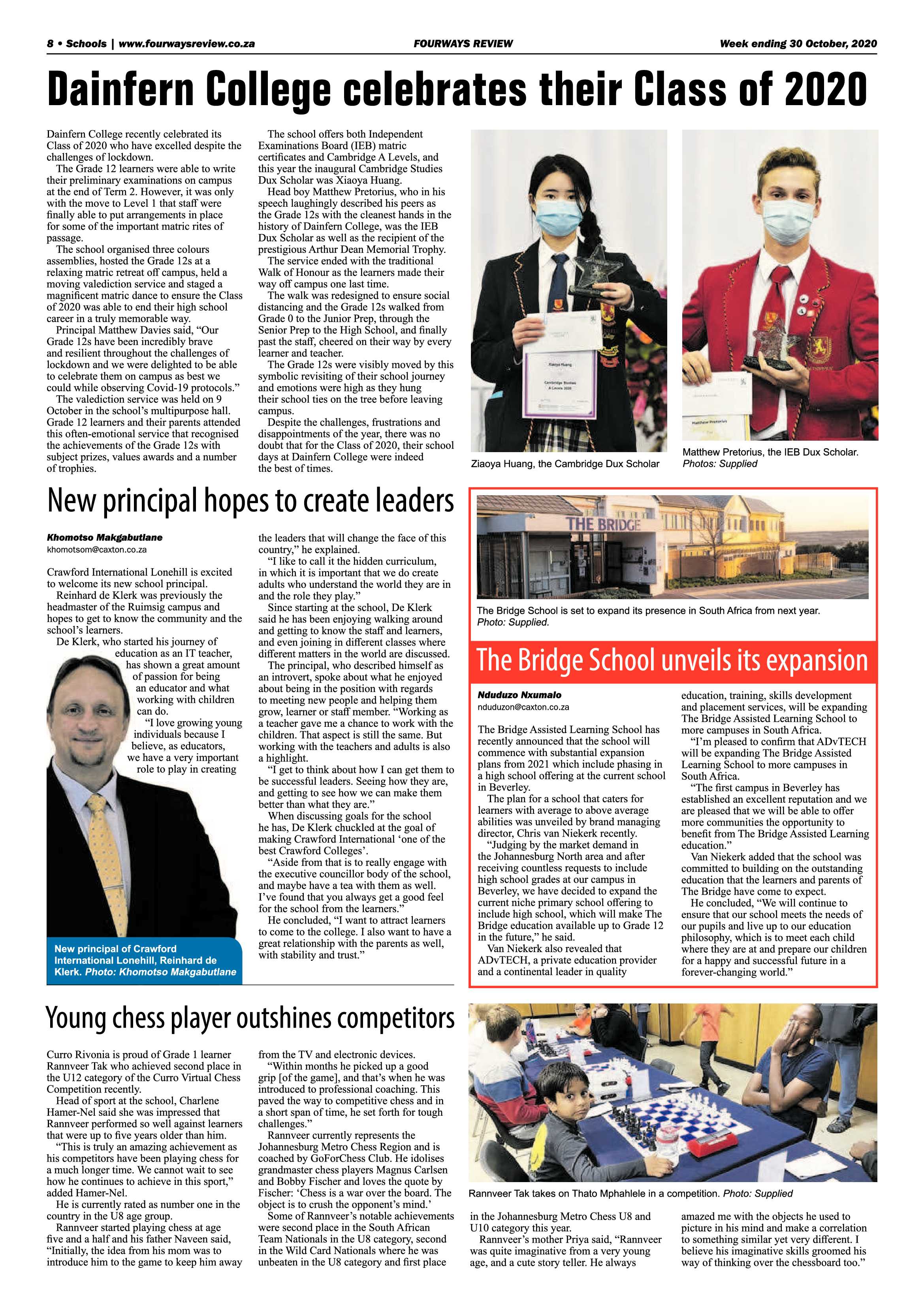 Fourways Review 30 October 2020 page 8