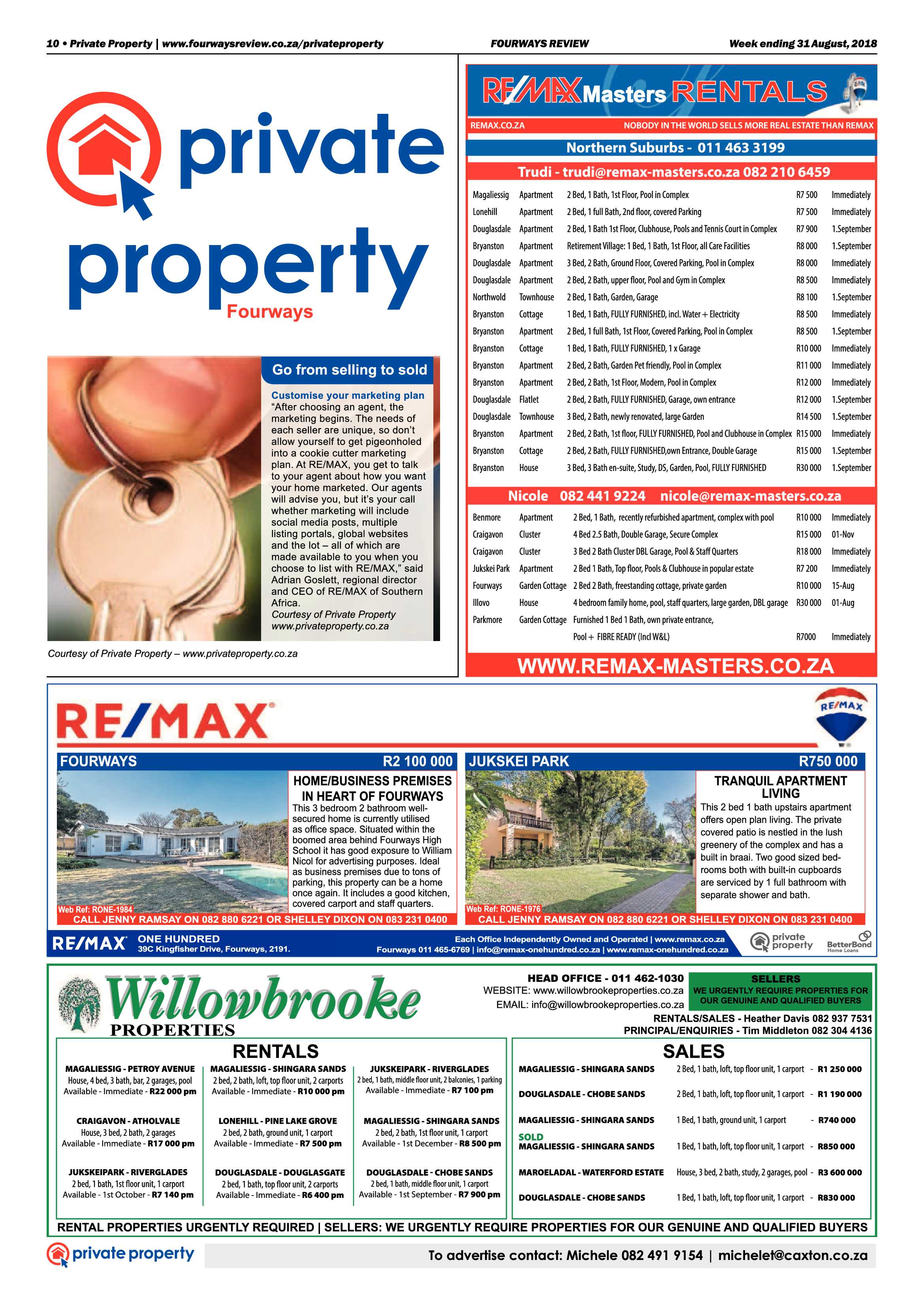 Fourways Review 31 August, 2018 page 10