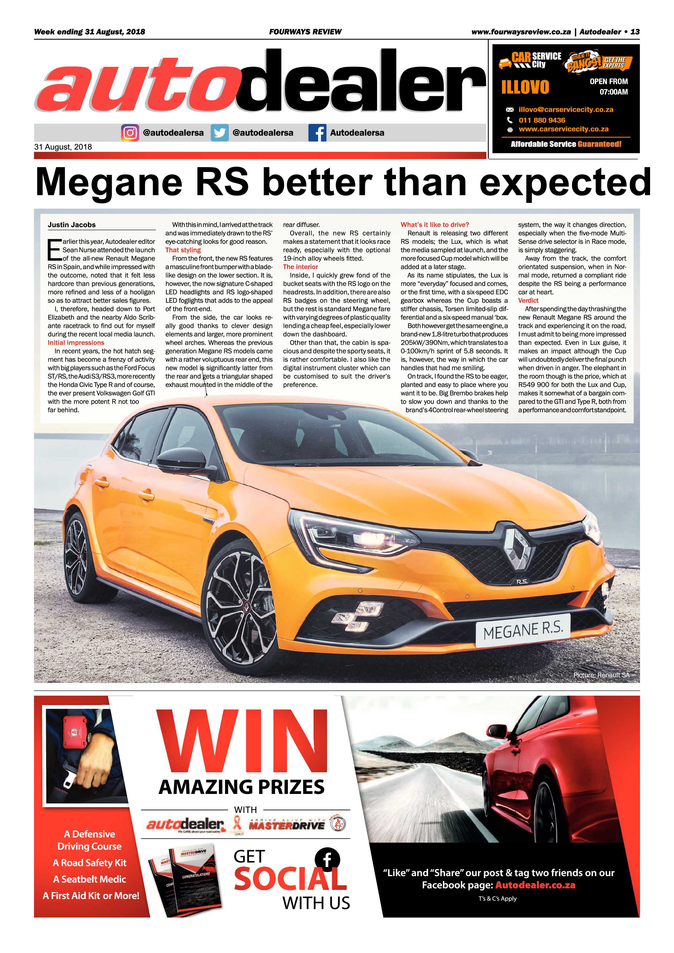 Fourways Review 31 August, 2018 page 13
