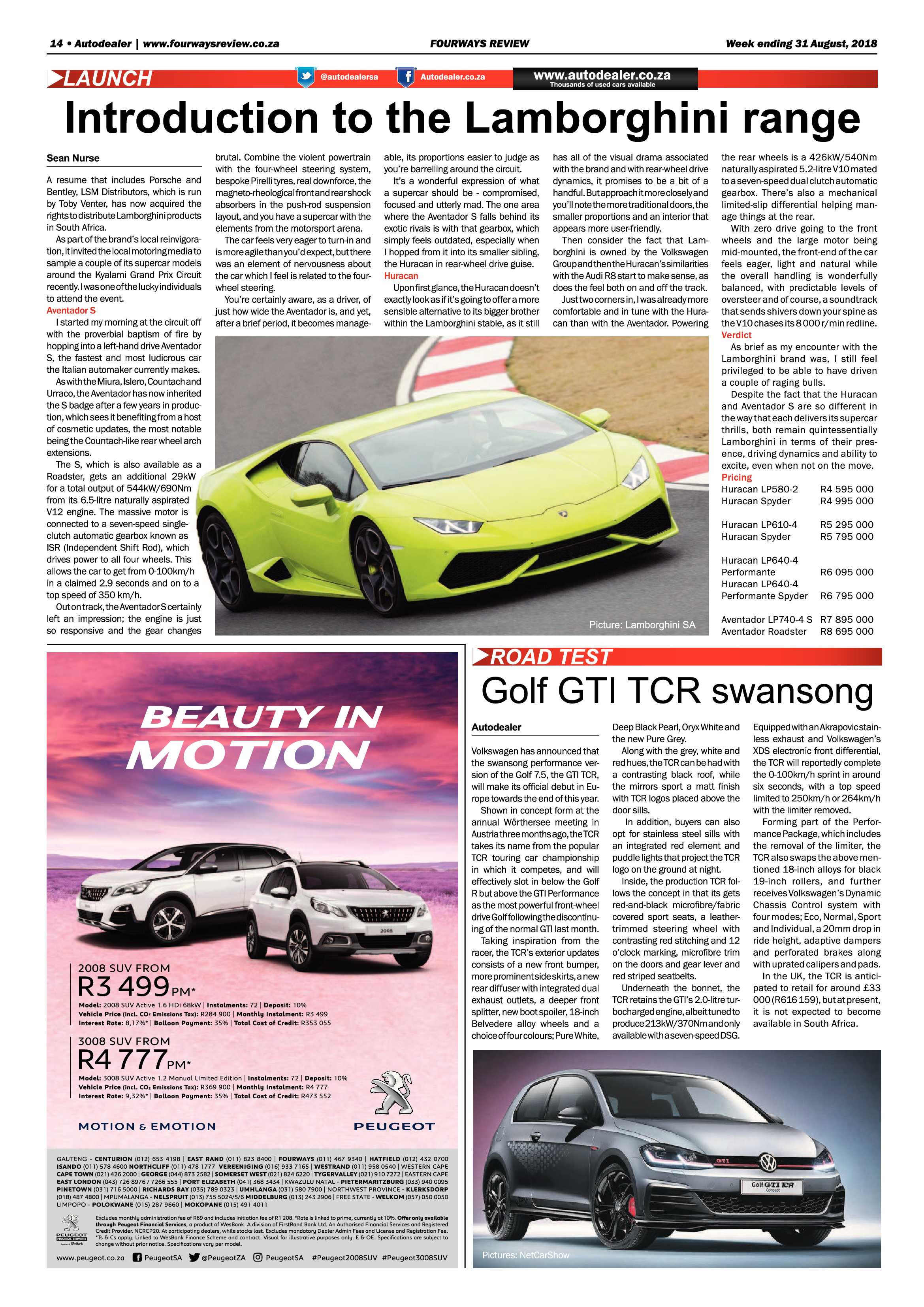 Fourways Review 31 August, 2018 page 14