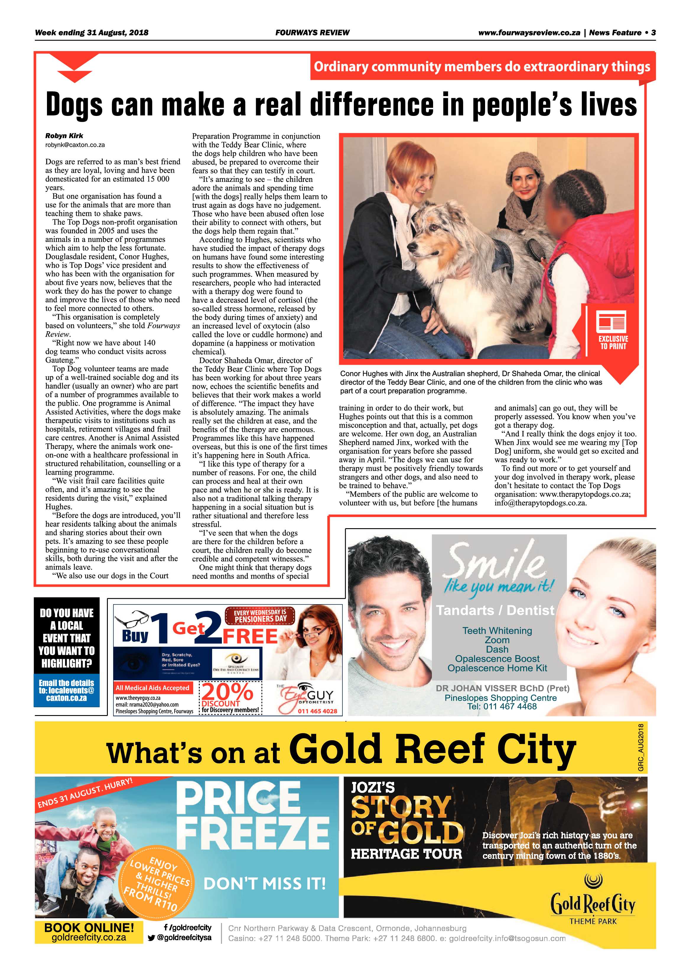 Fourways Review 31 August, 2018 page 3