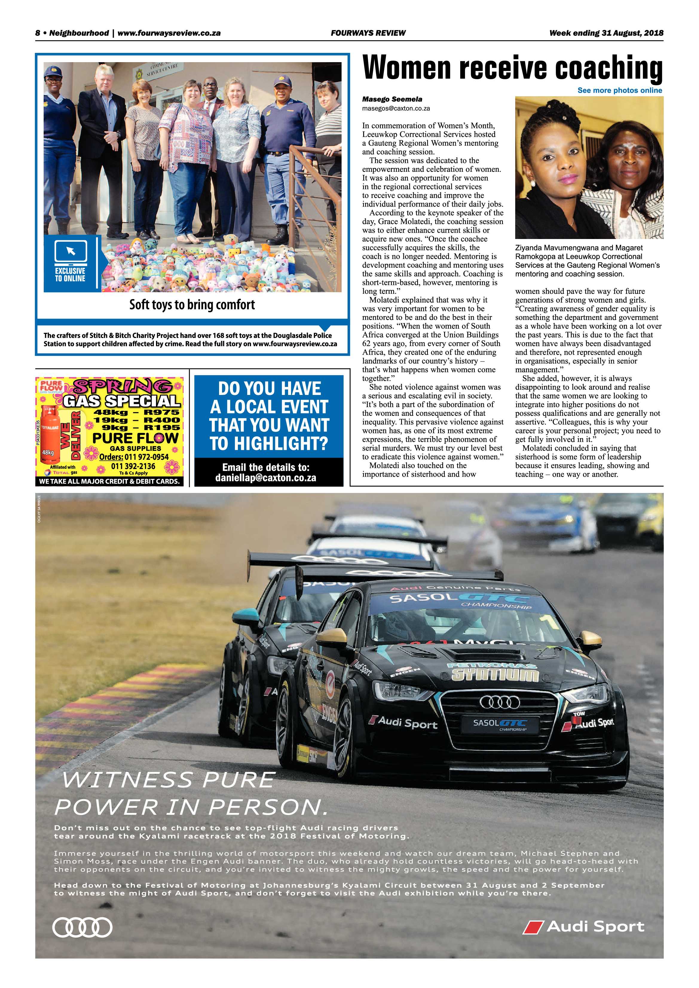 Fourways Review 31 August, 2018 page 8