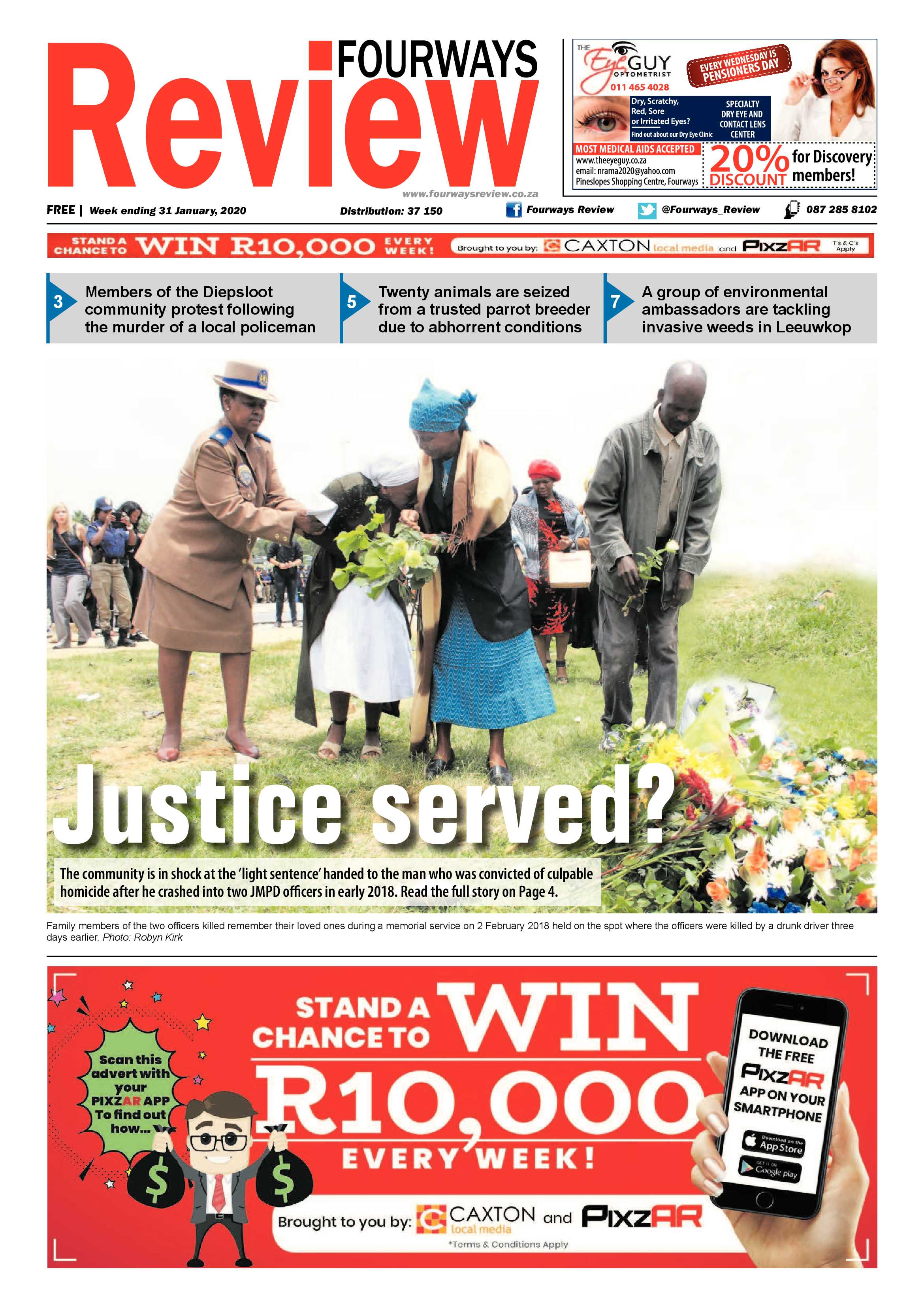 Fourways Review 31 January 2020 page 1