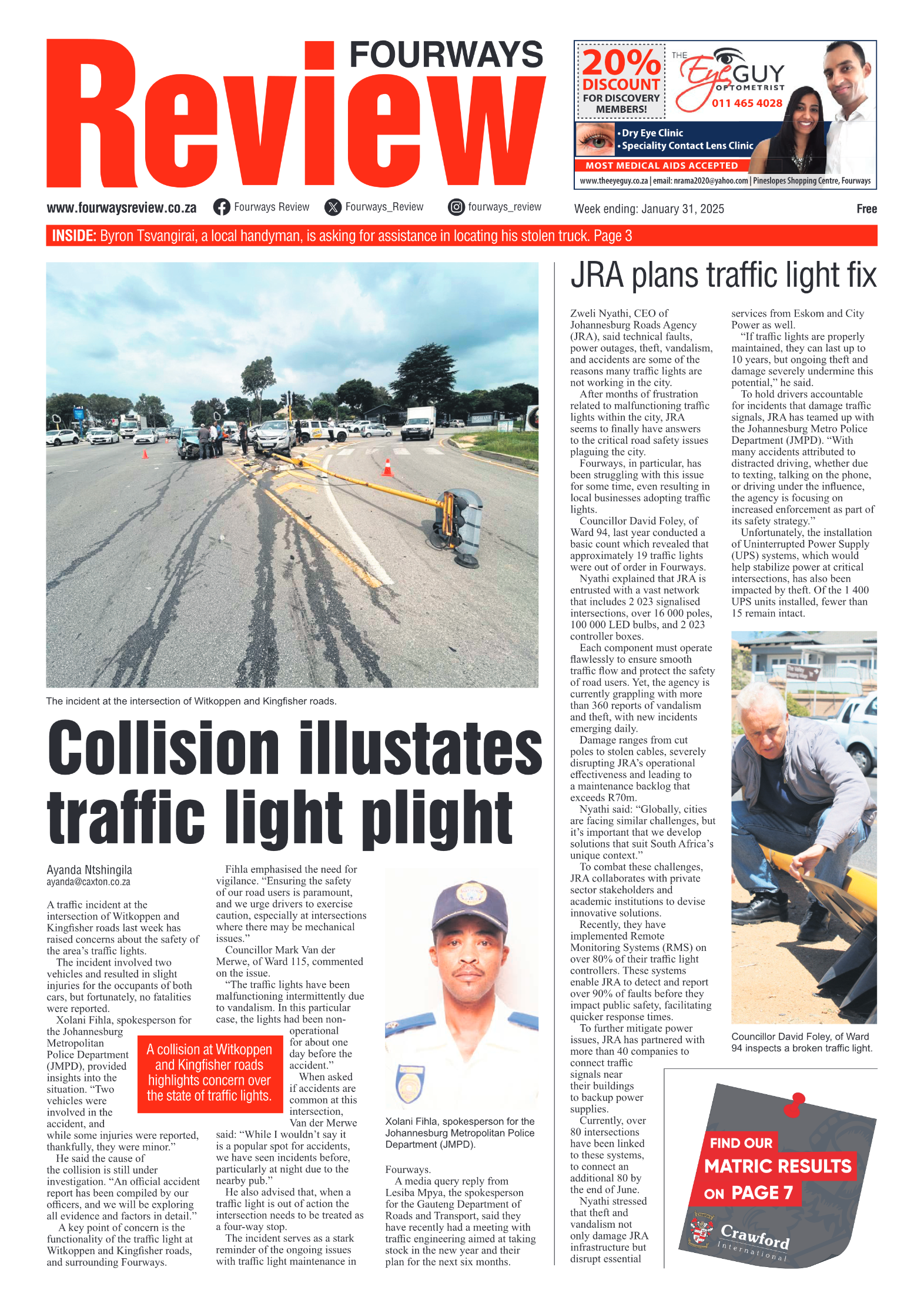 Fourways Review 31 January 2025 page 1