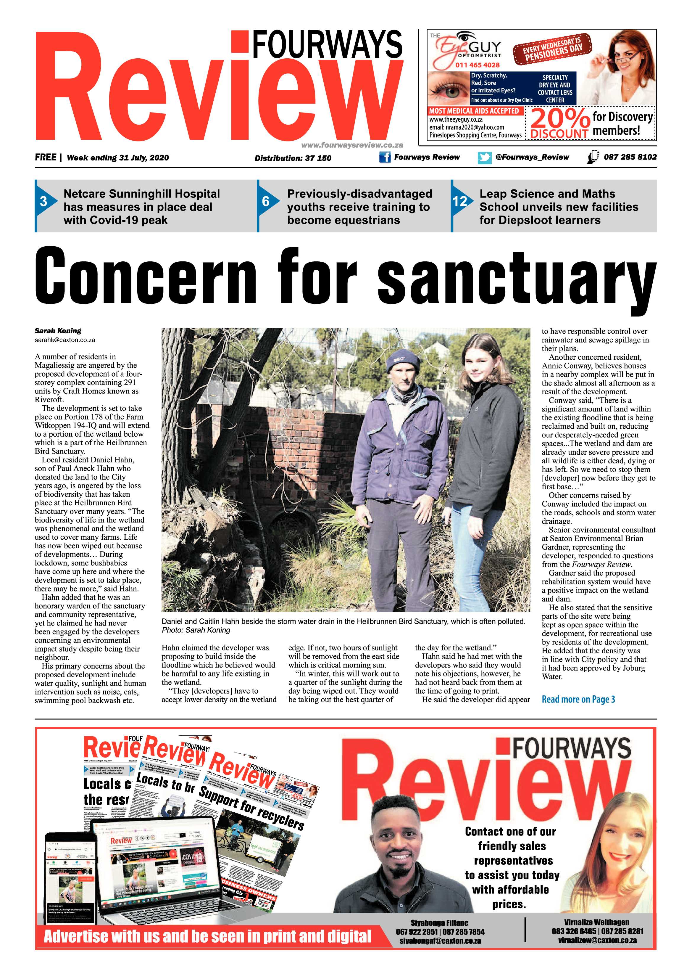 Fourways Review 31 July 2020 page 1