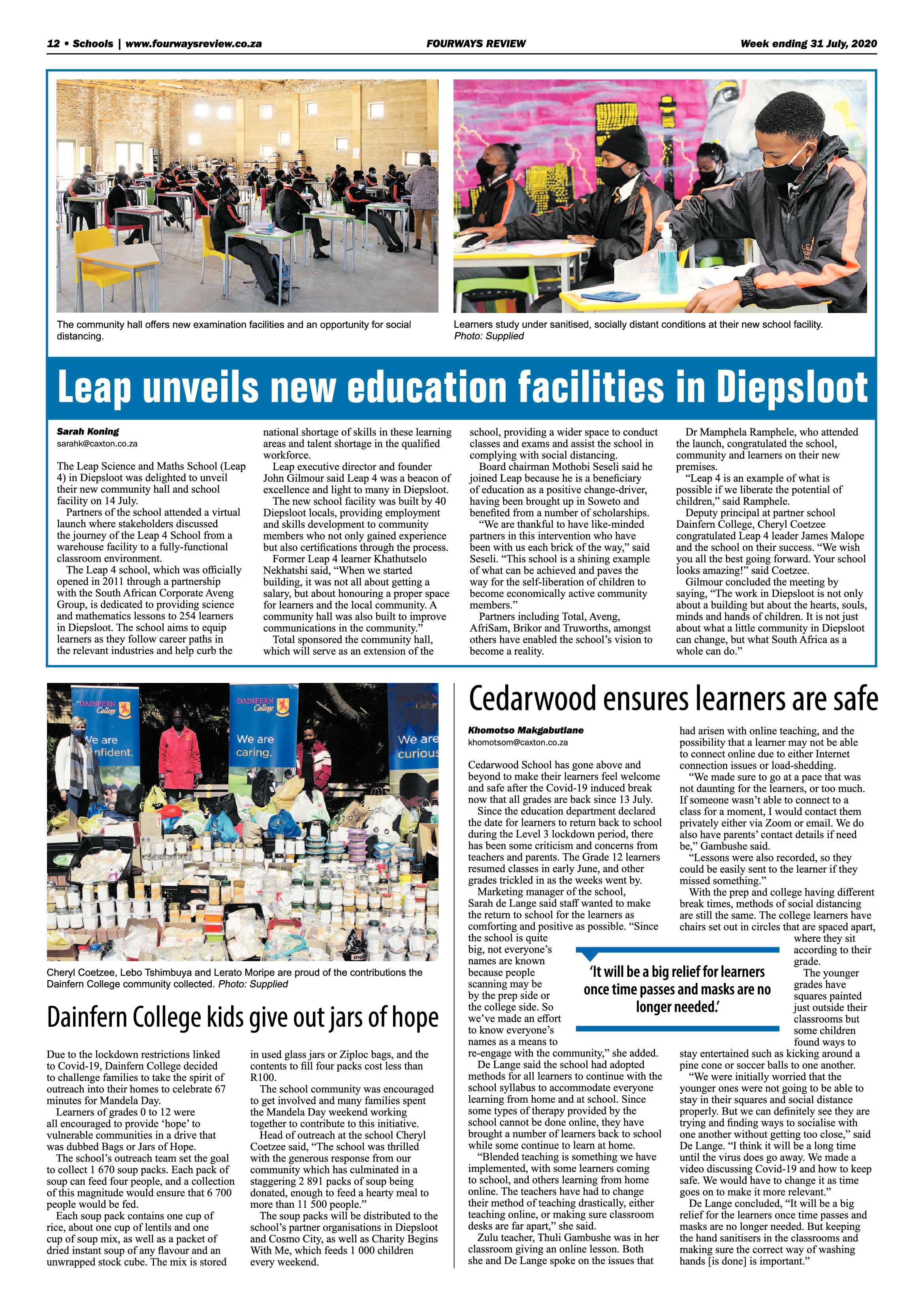 Fourways Review 31 July 2020 page 12
