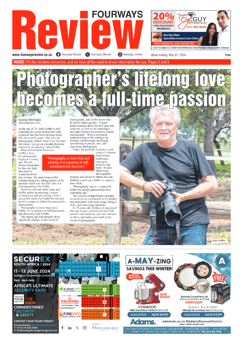 Fourways Review 31 May 2024 page 1