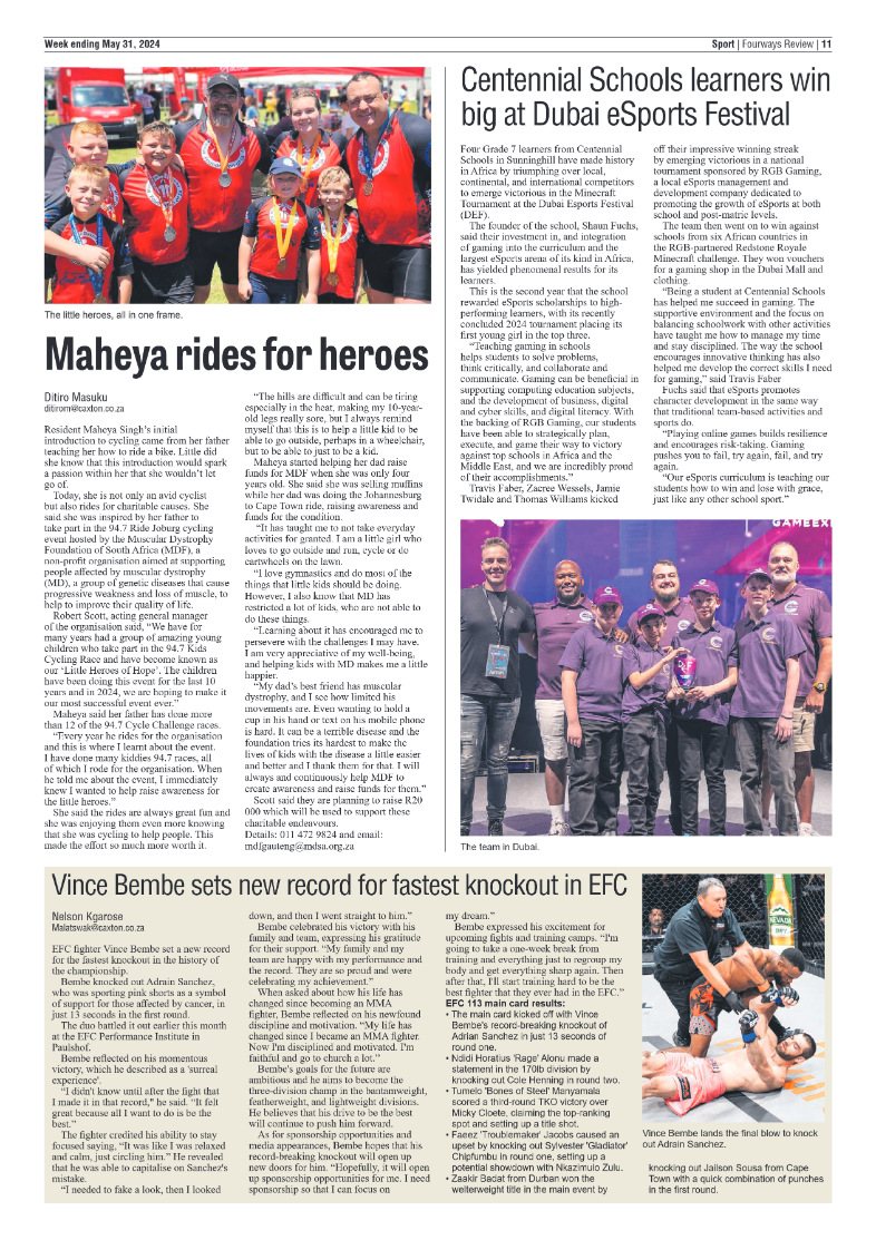 Fourways Review 31 May 2024 page 11