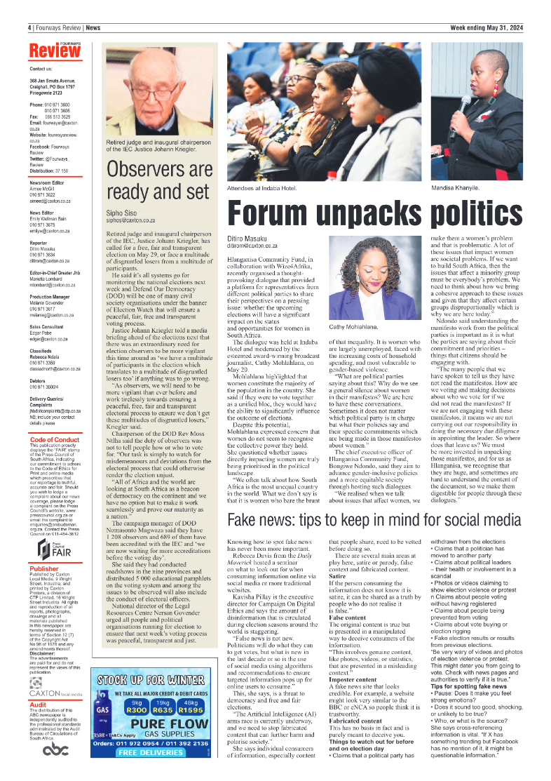 Fourways Review 31 May 2024 page 4