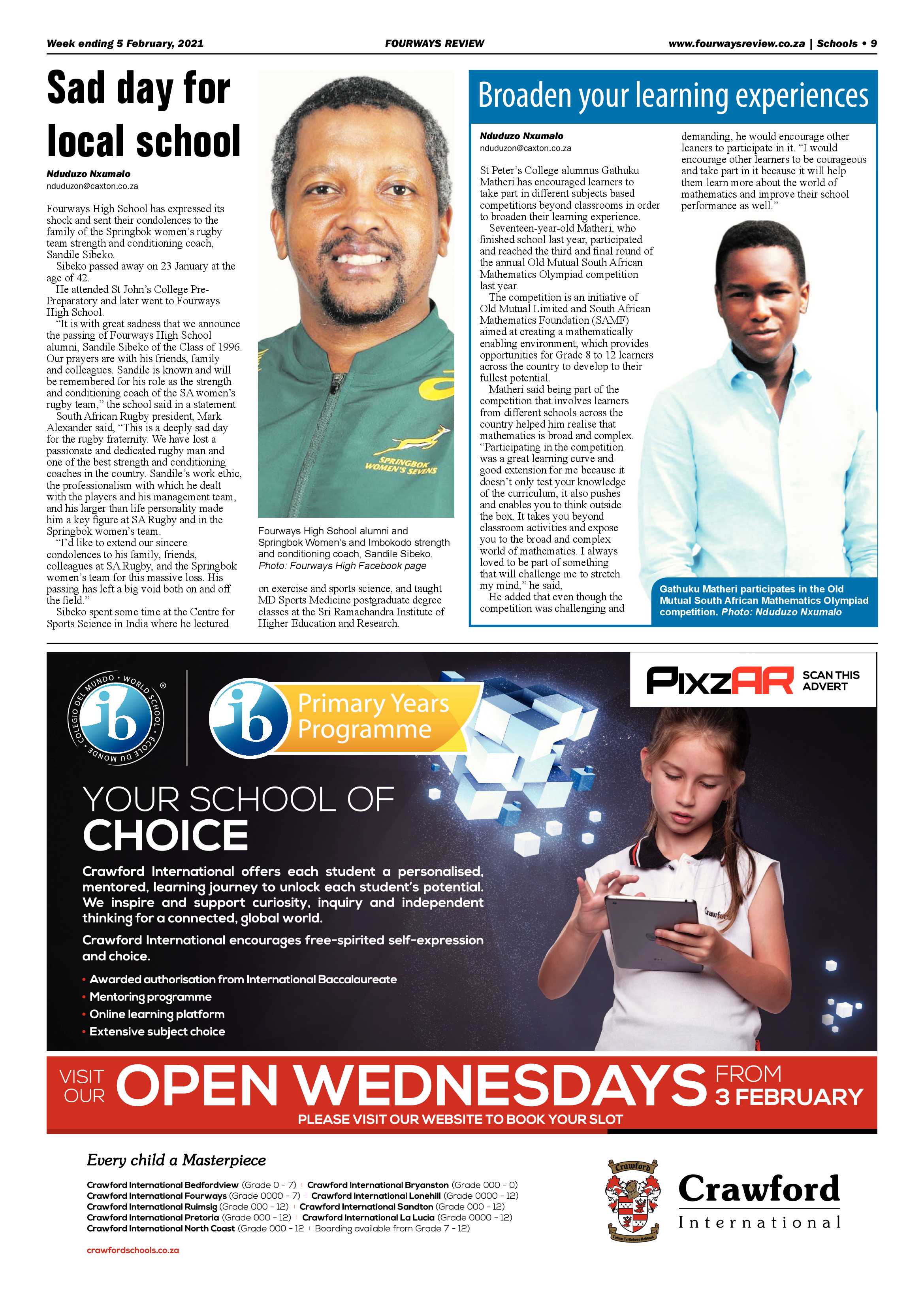 Fourways Review 3 February 2021 page 9