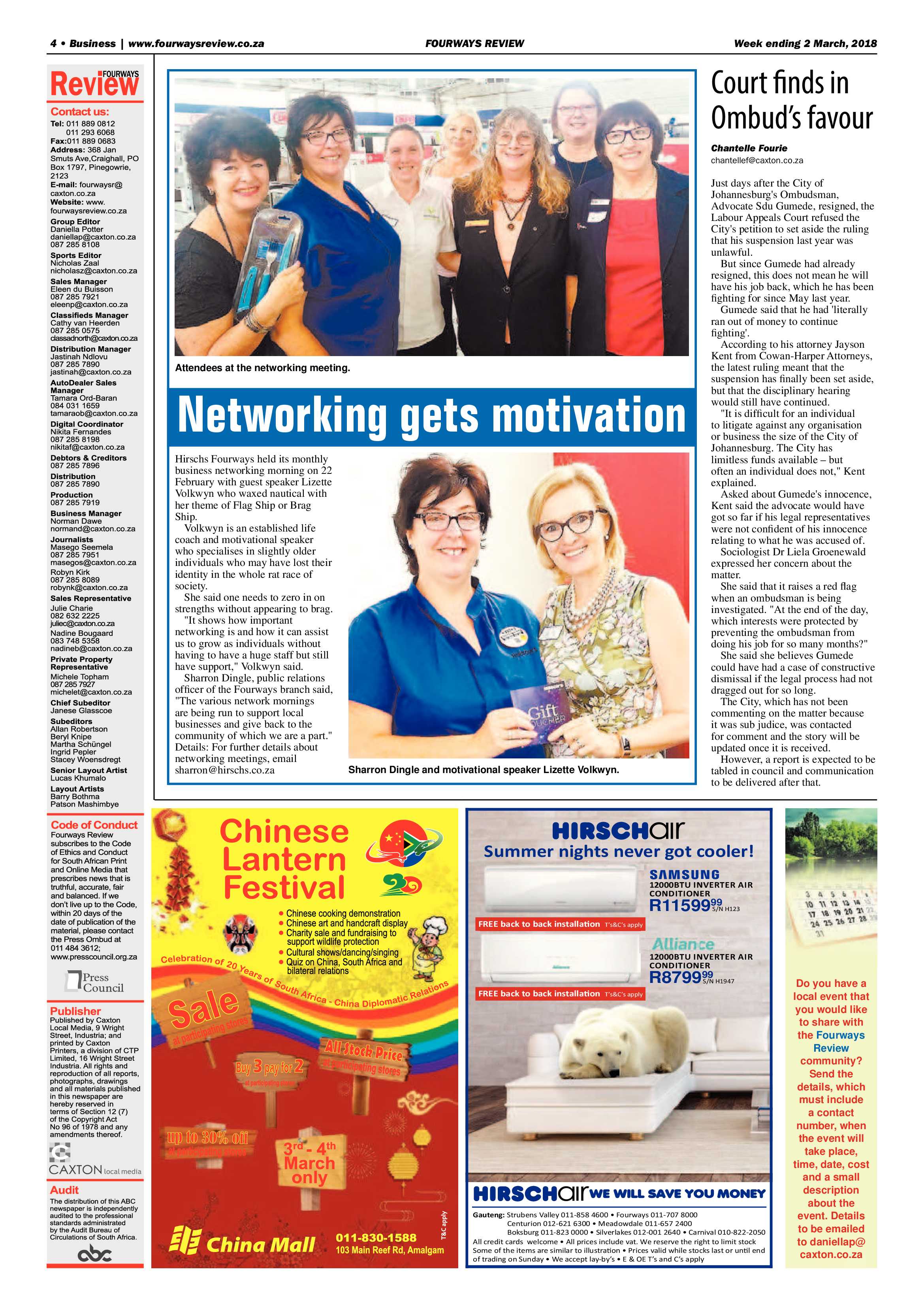 Fourways Review 3 March 2018 page 4