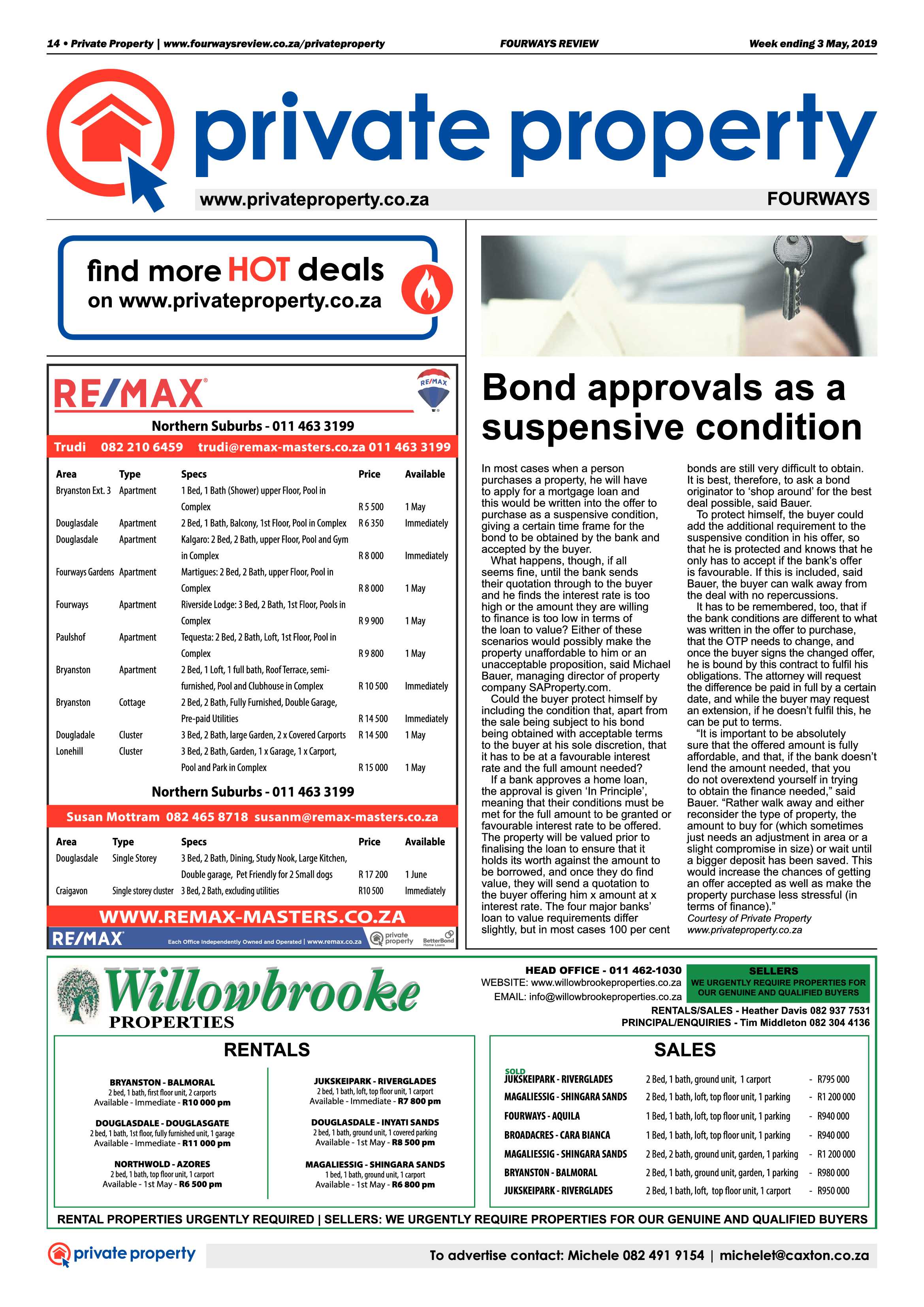 Fourways Review 3 May, 2019 page 14