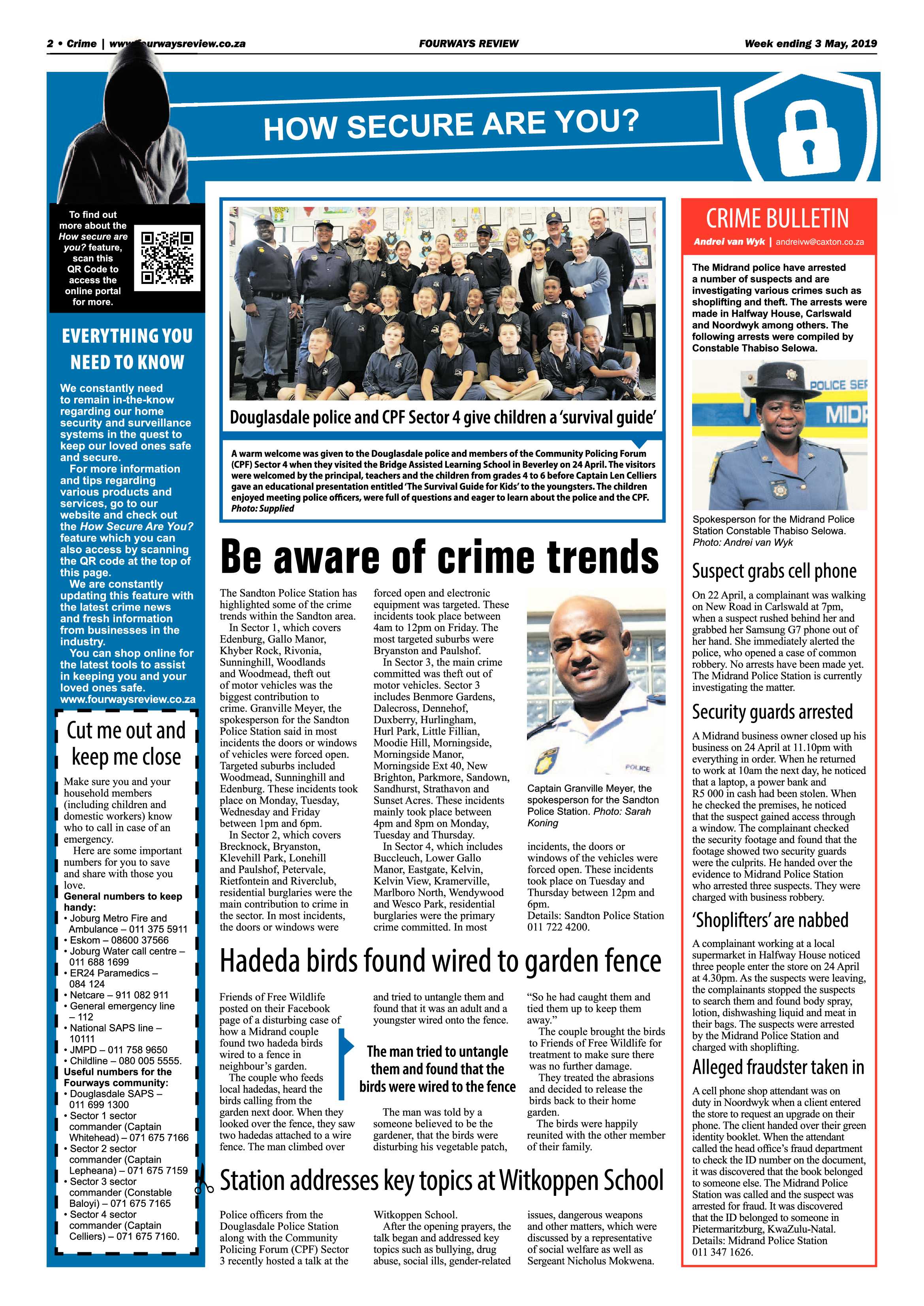 Fourways Review 3 May, 2019 page 2