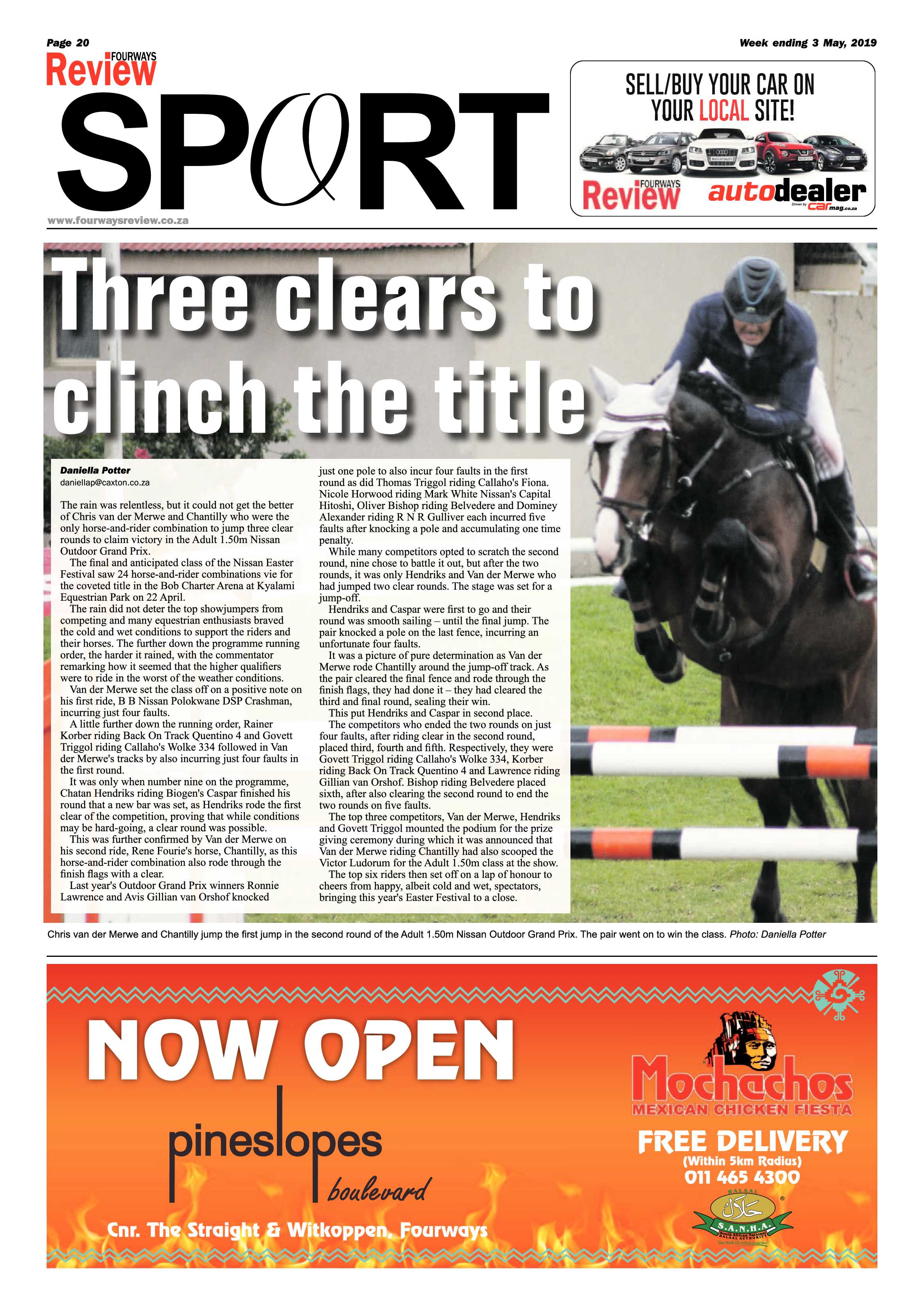 Fourways Review 3 May, 2019 page 20