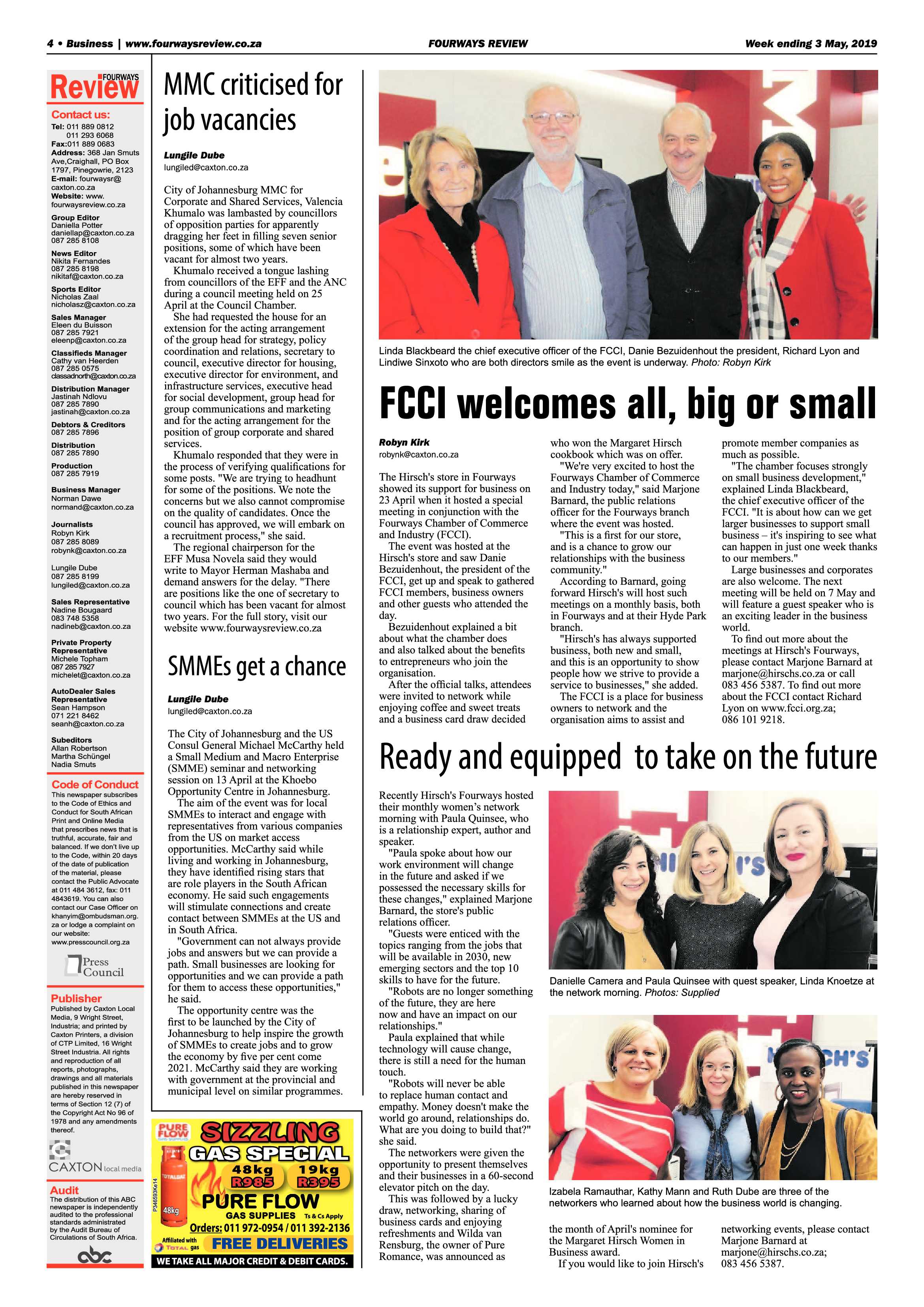 Fourways Review 3 May, 2019 page 4