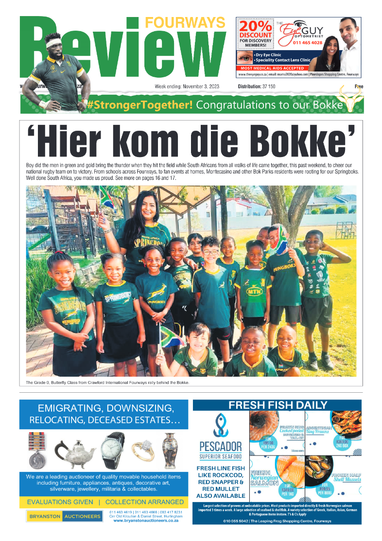 Fourways Review 3 November 2023 page 1