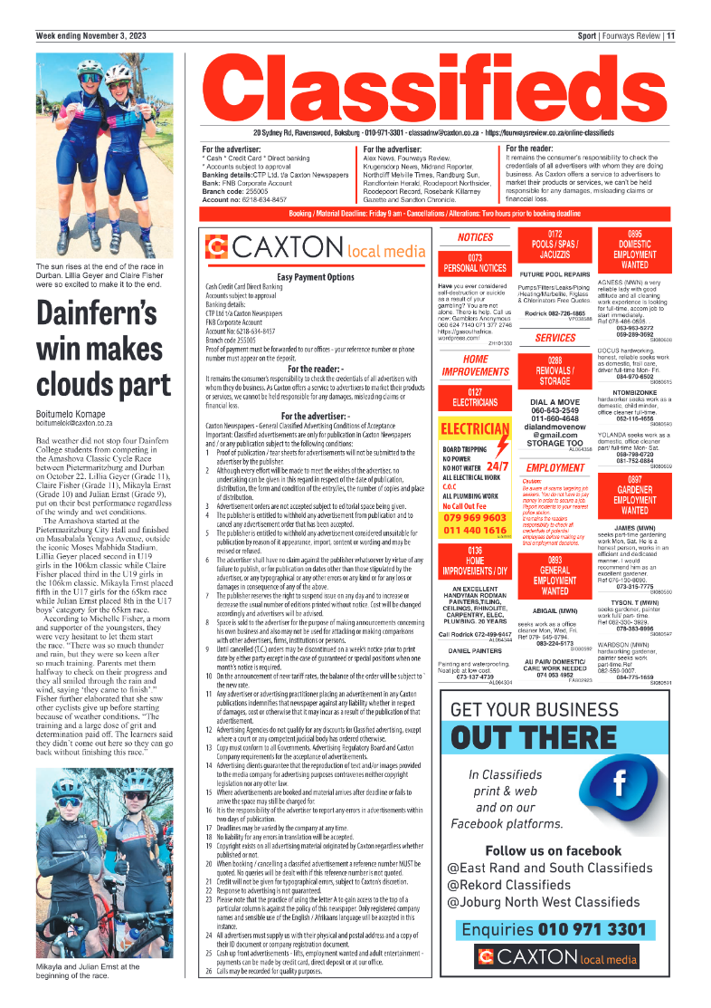 Fourways Review 3 November 2023 page 19