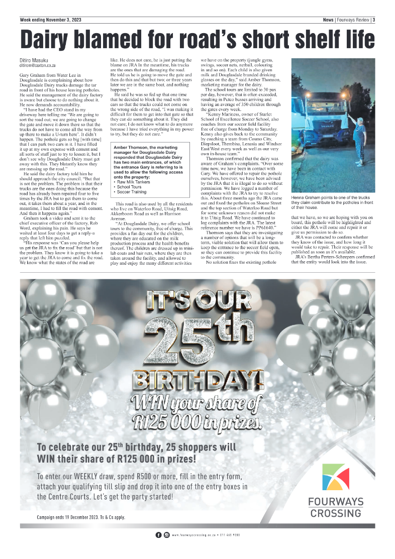 Fourways Review 3 November 2023 page 3