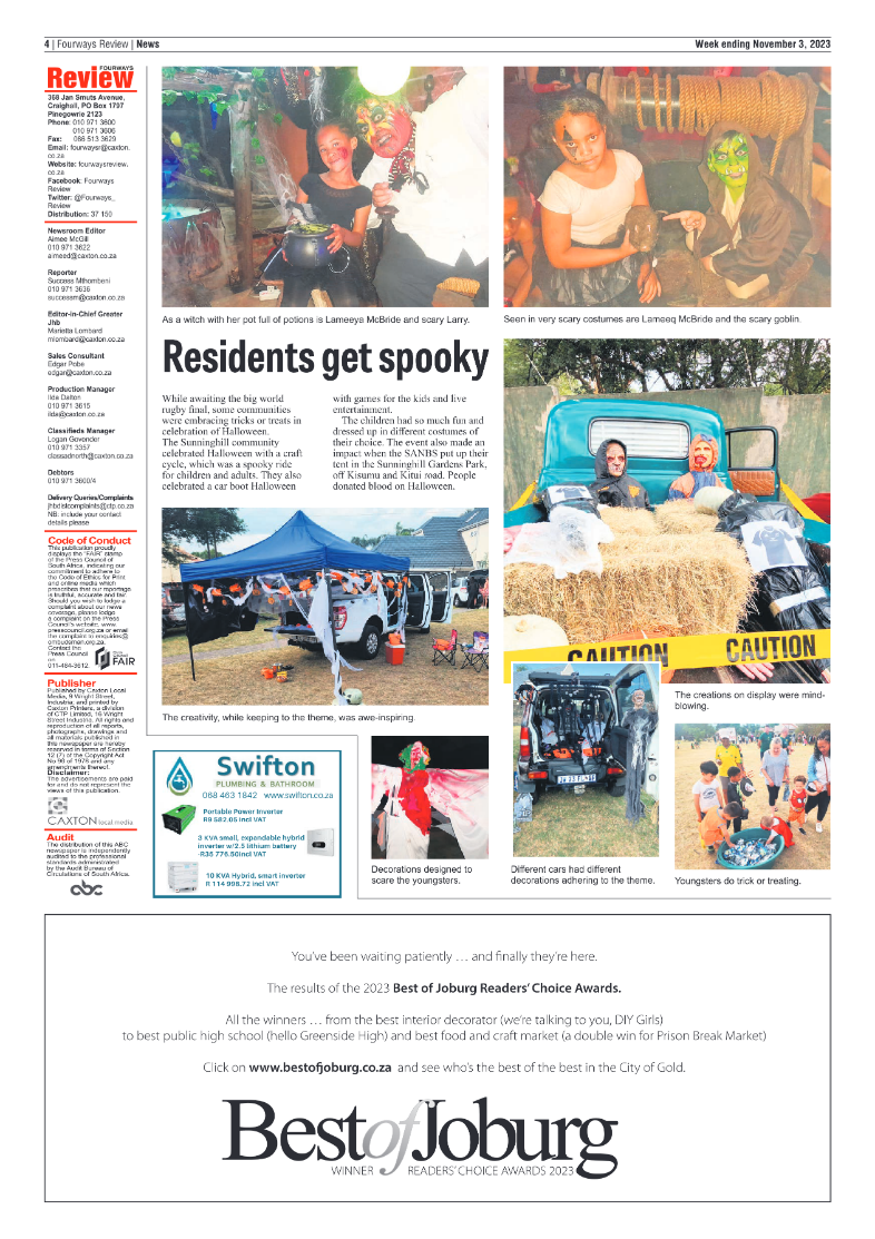 Fourways Review 3 November 2023 page 4