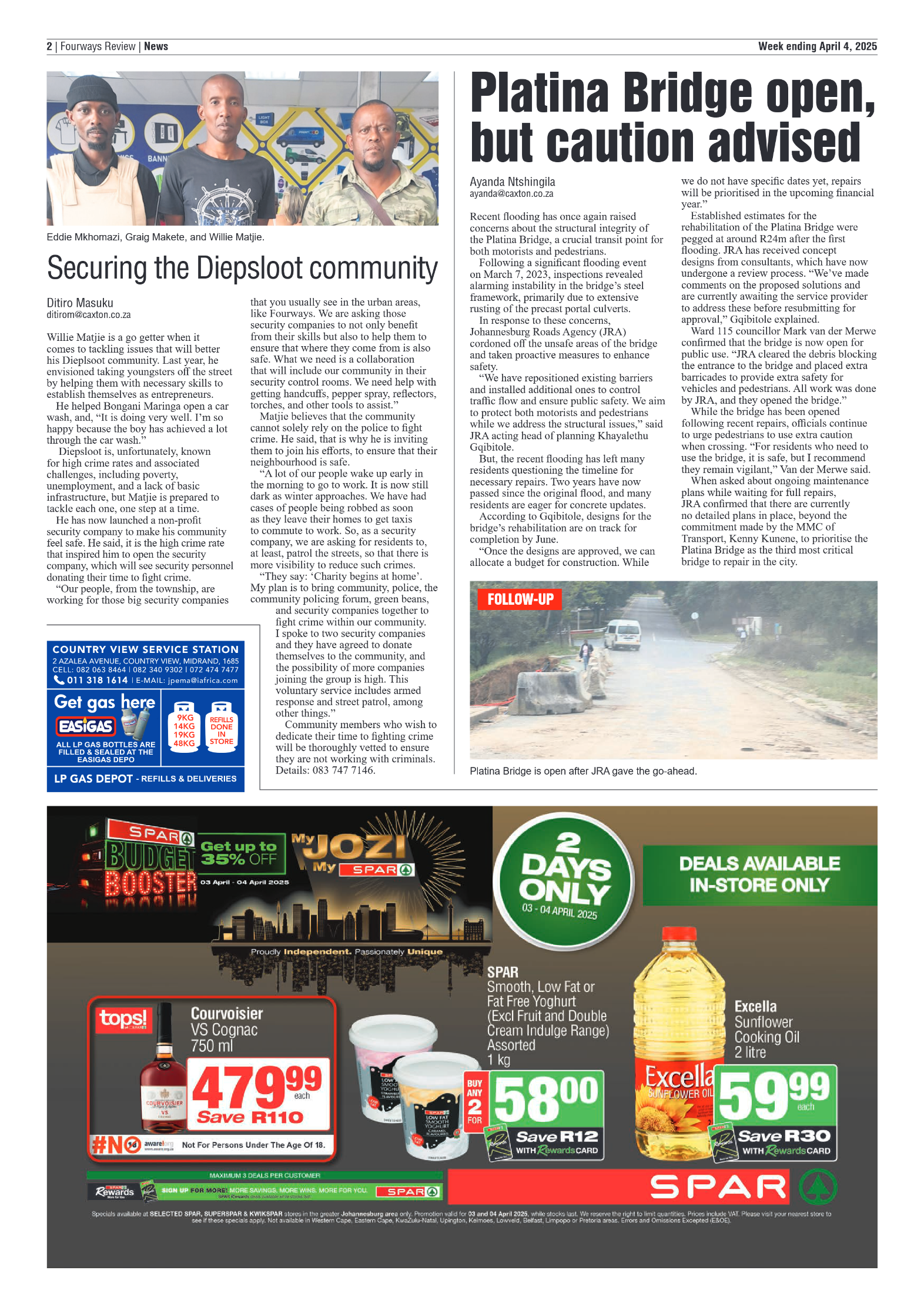 Fourways Review 4 April 2025 page 2