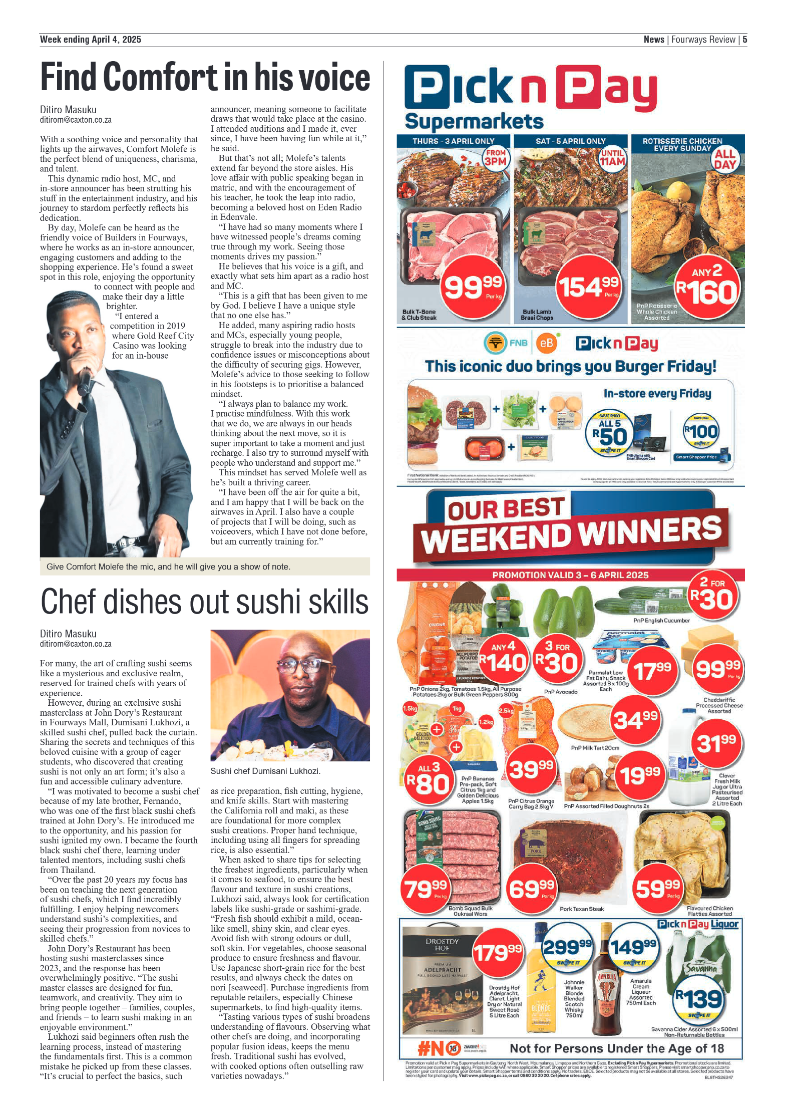 Fourways Review 4 April 2025 page 5