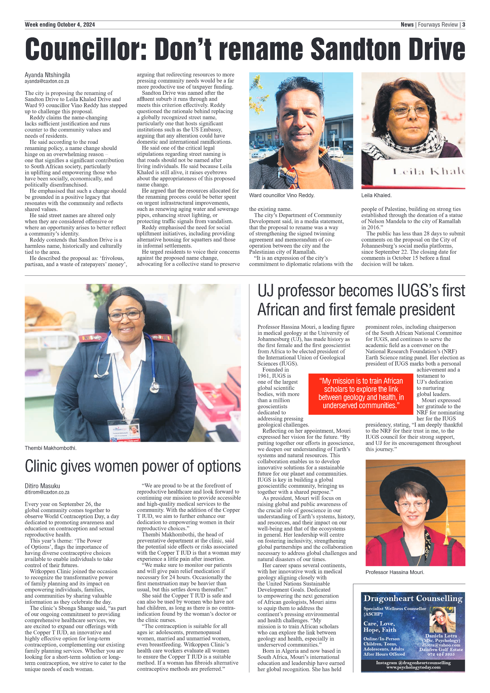 Fourways Review 4 October 2024 page 3