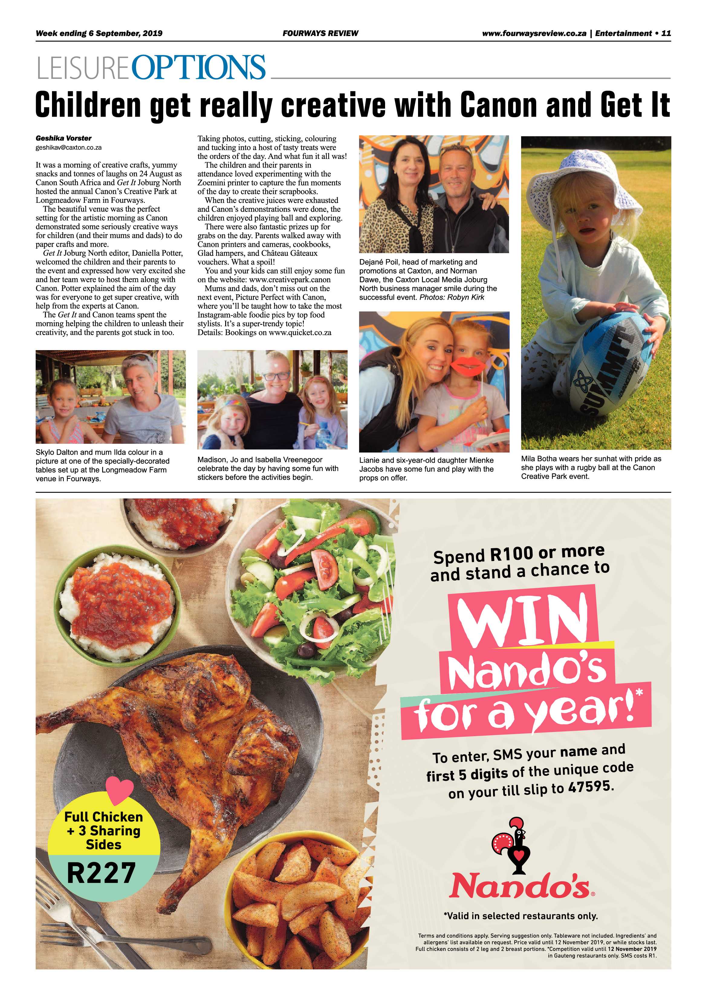 Fourways Review 4 Spetember, 2019 page 11