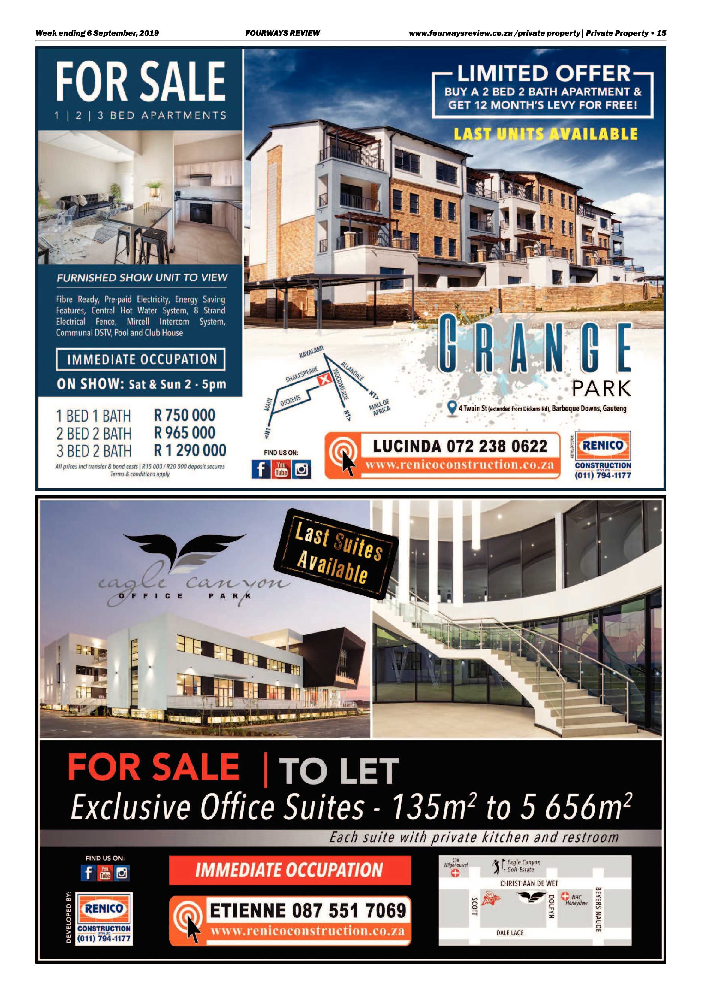 Fourways Review 4 Spetember, 2019 page 15