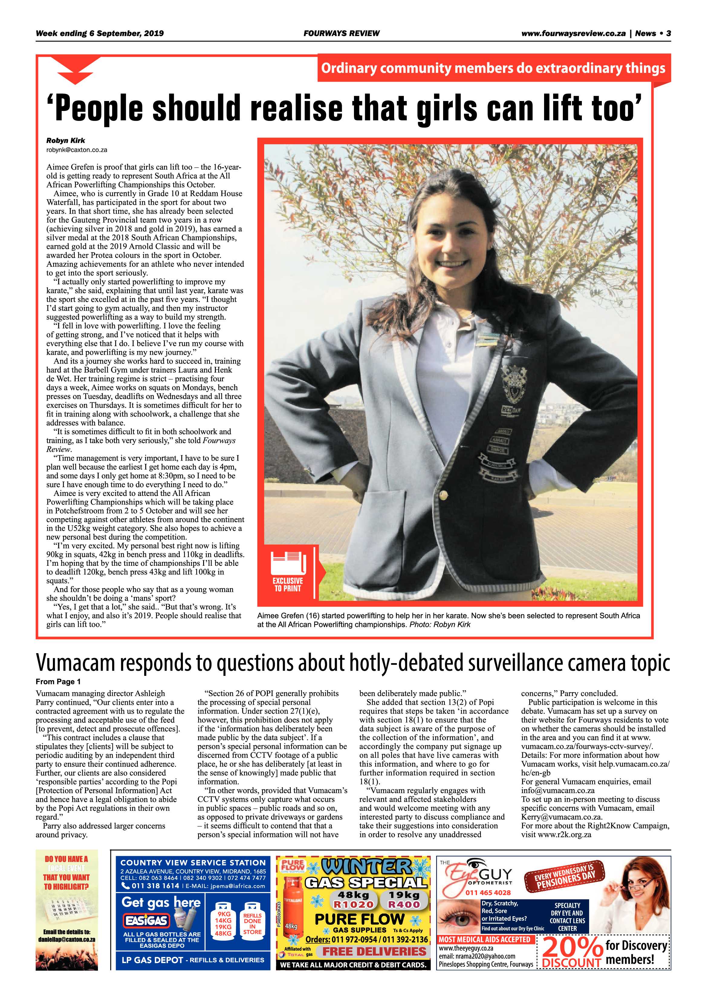 Fourways Review 4 Spetember, 2019 page 3