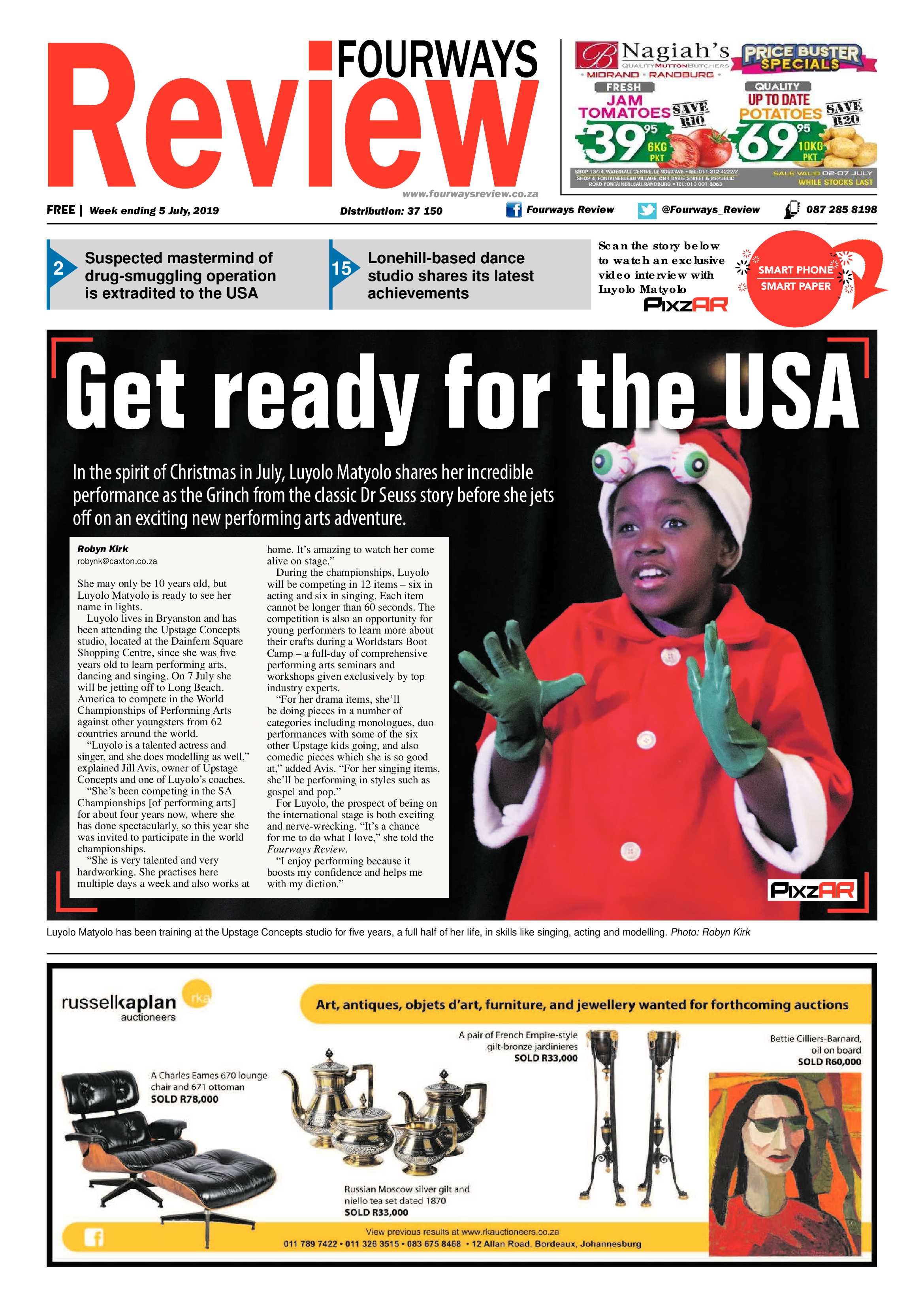 Fourways Review 5 July 2019 page 1