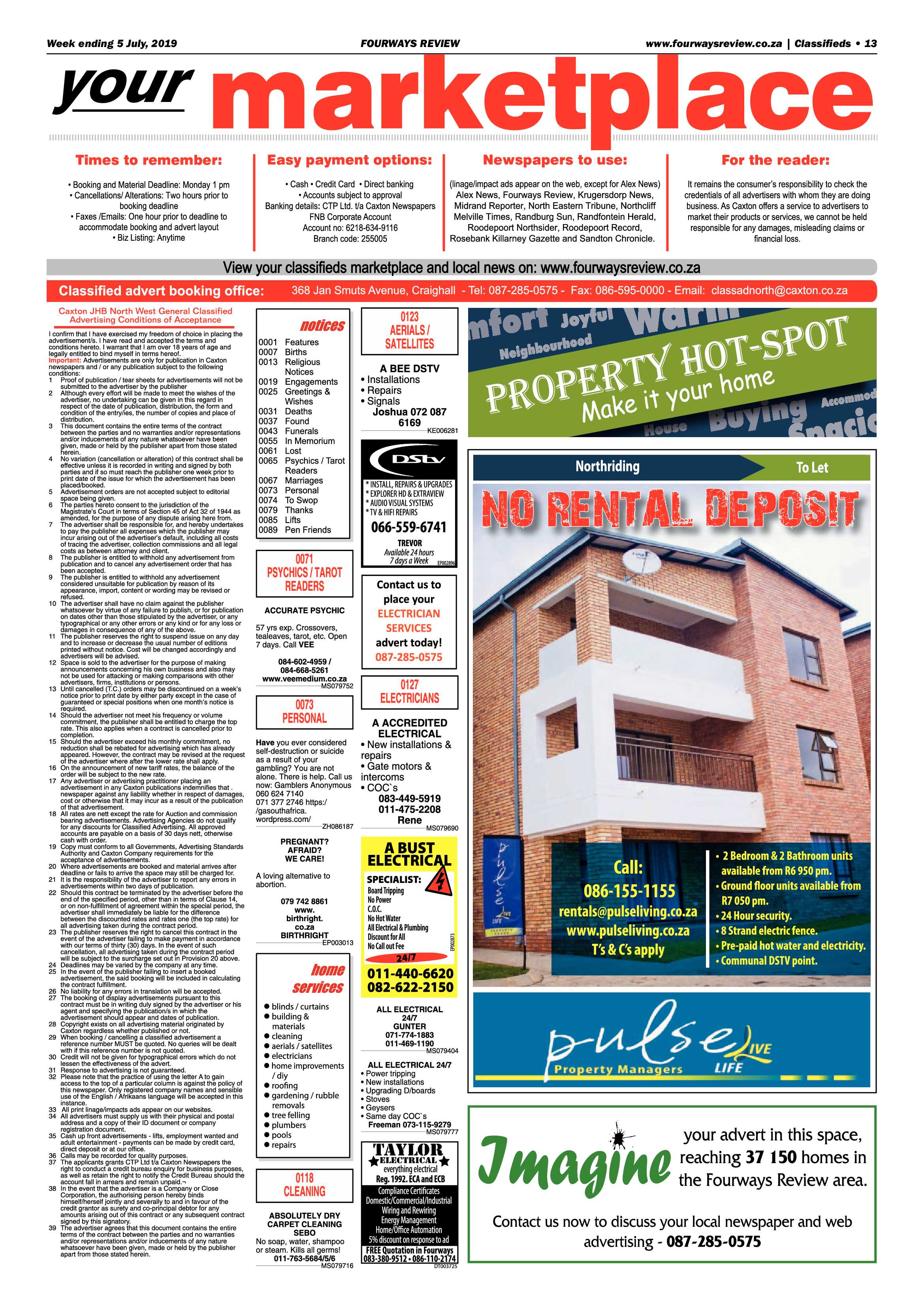 Fourways Review 5 July 2019 page 13