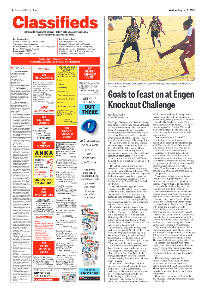 Fourways Review 5 July 2024 page 10