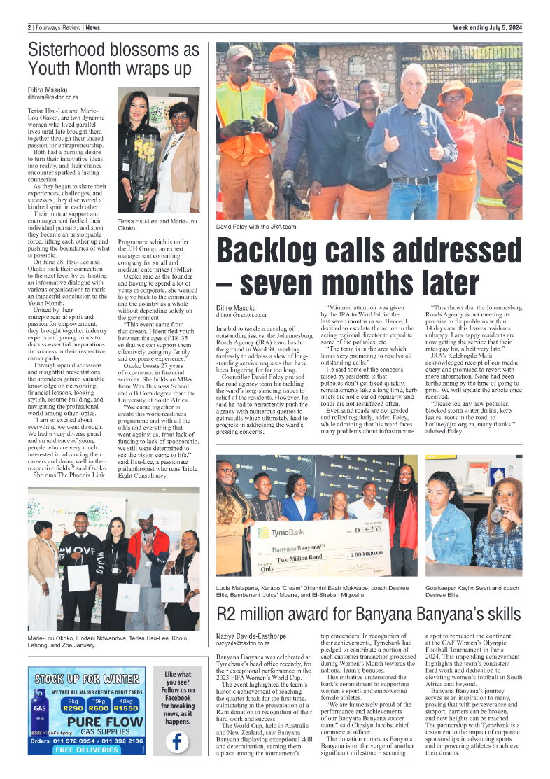 Fourways Review 5 July 2024 page 2