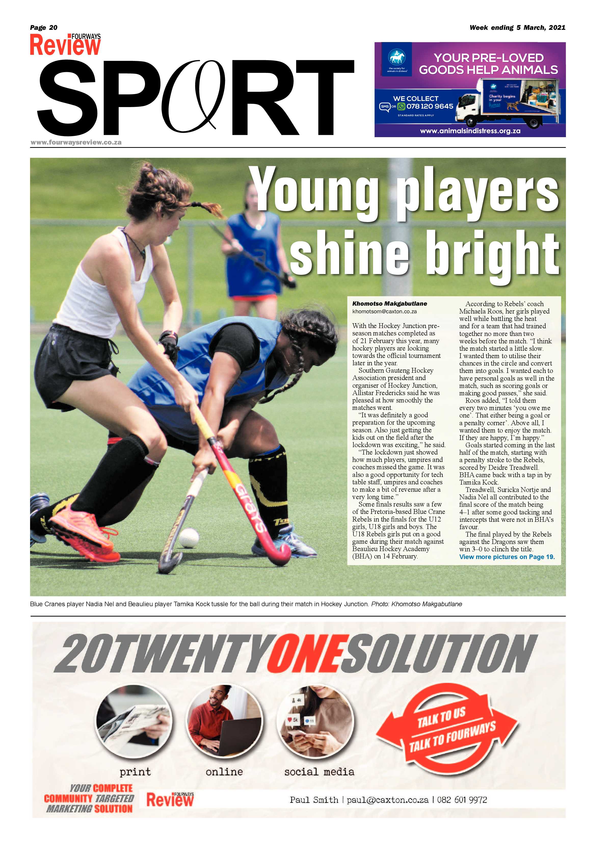Fourways Review 5 March 2021 page 20