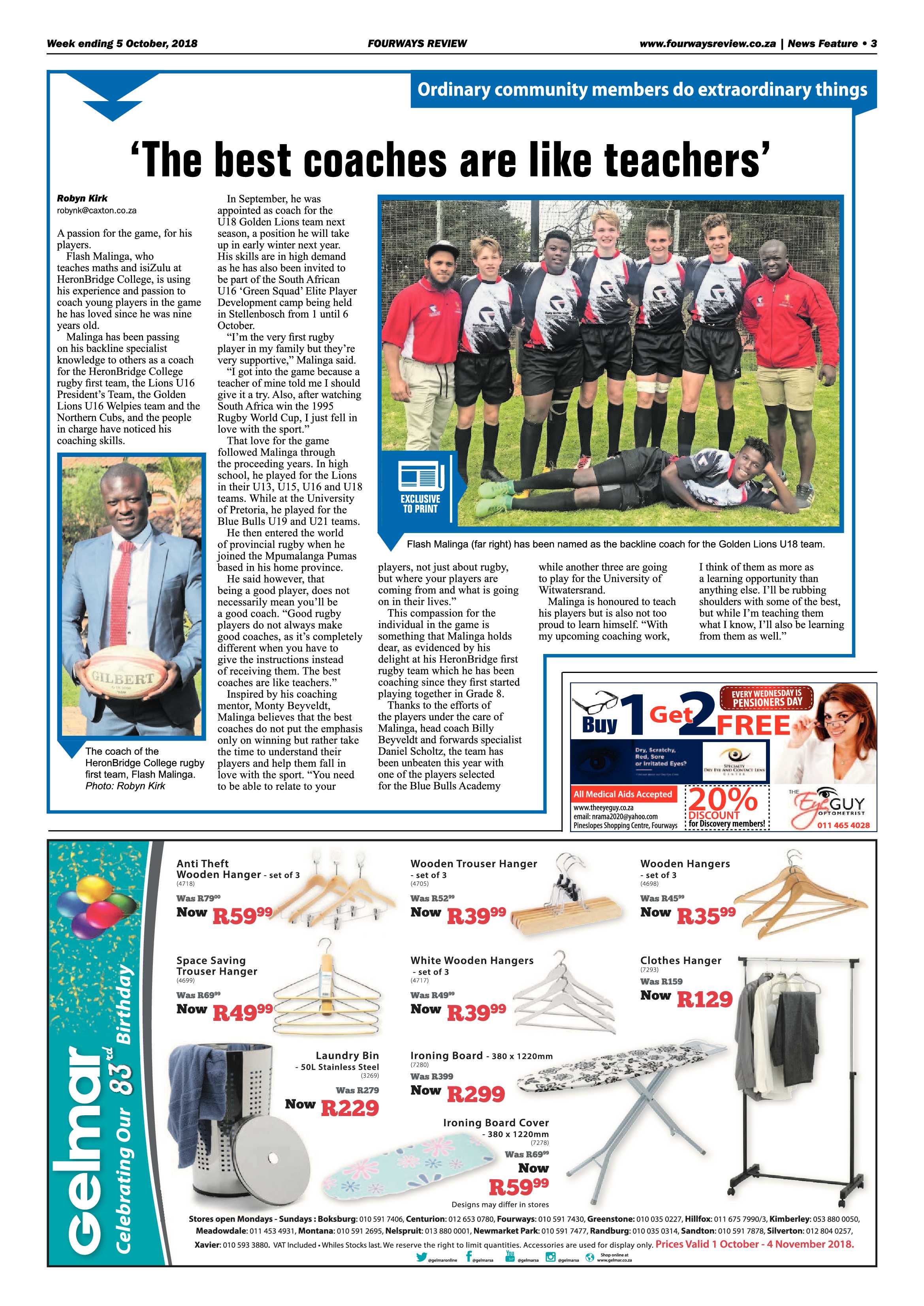 Fourways Review 5 October, 2018 page 3
