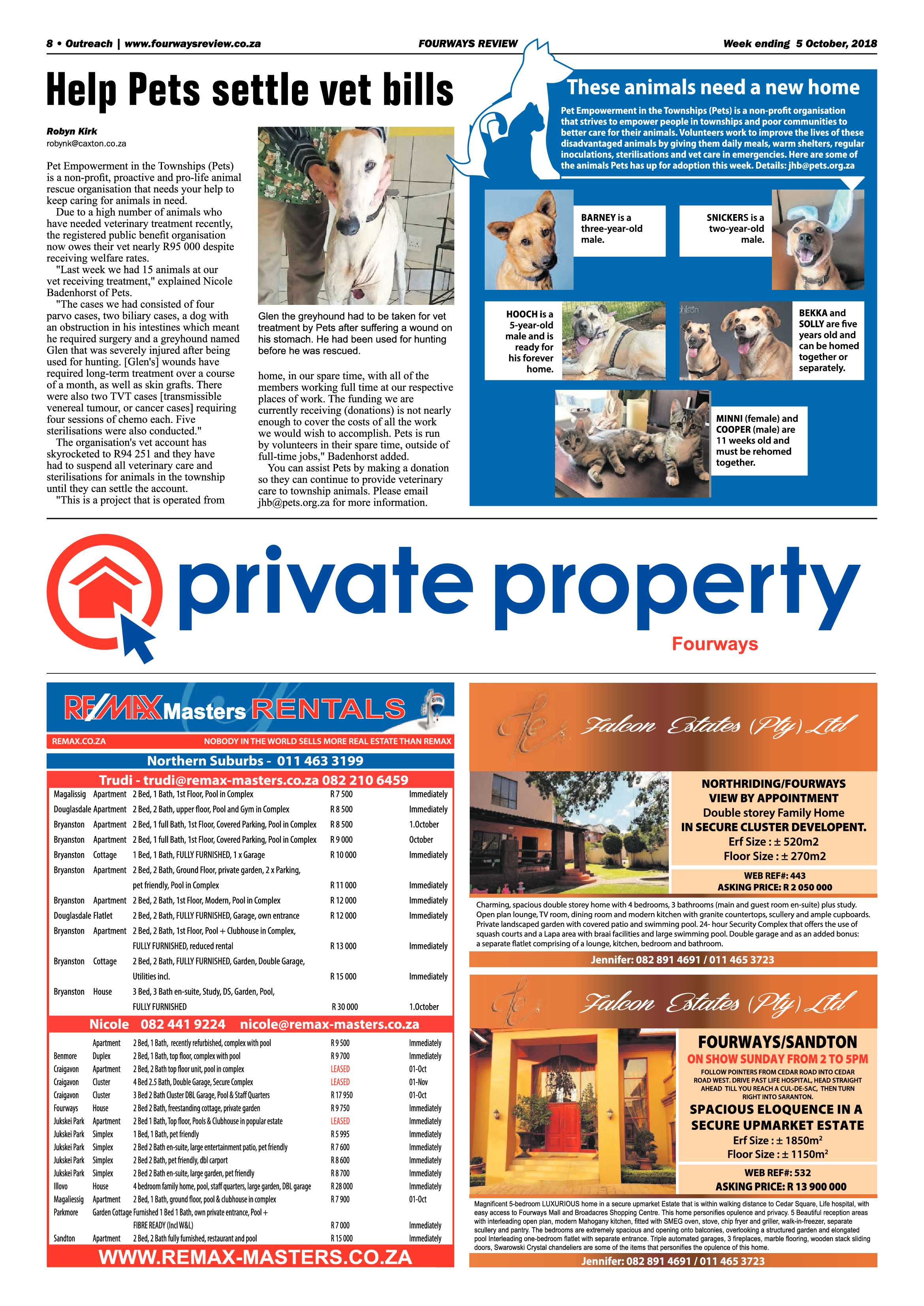 Fourways Review 5 October, 2018 page 8