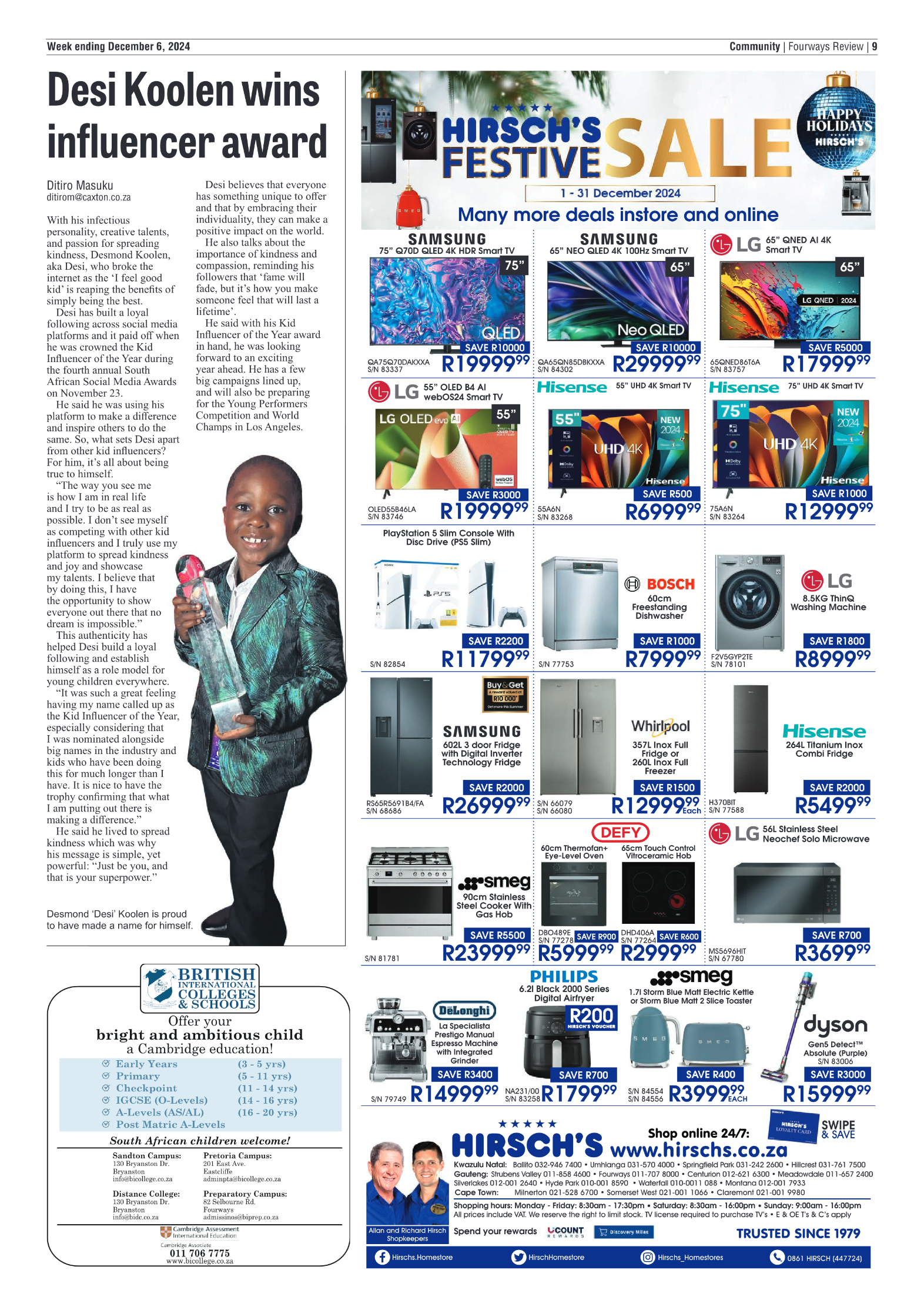 Fourways Review 6 December 2024 page 9