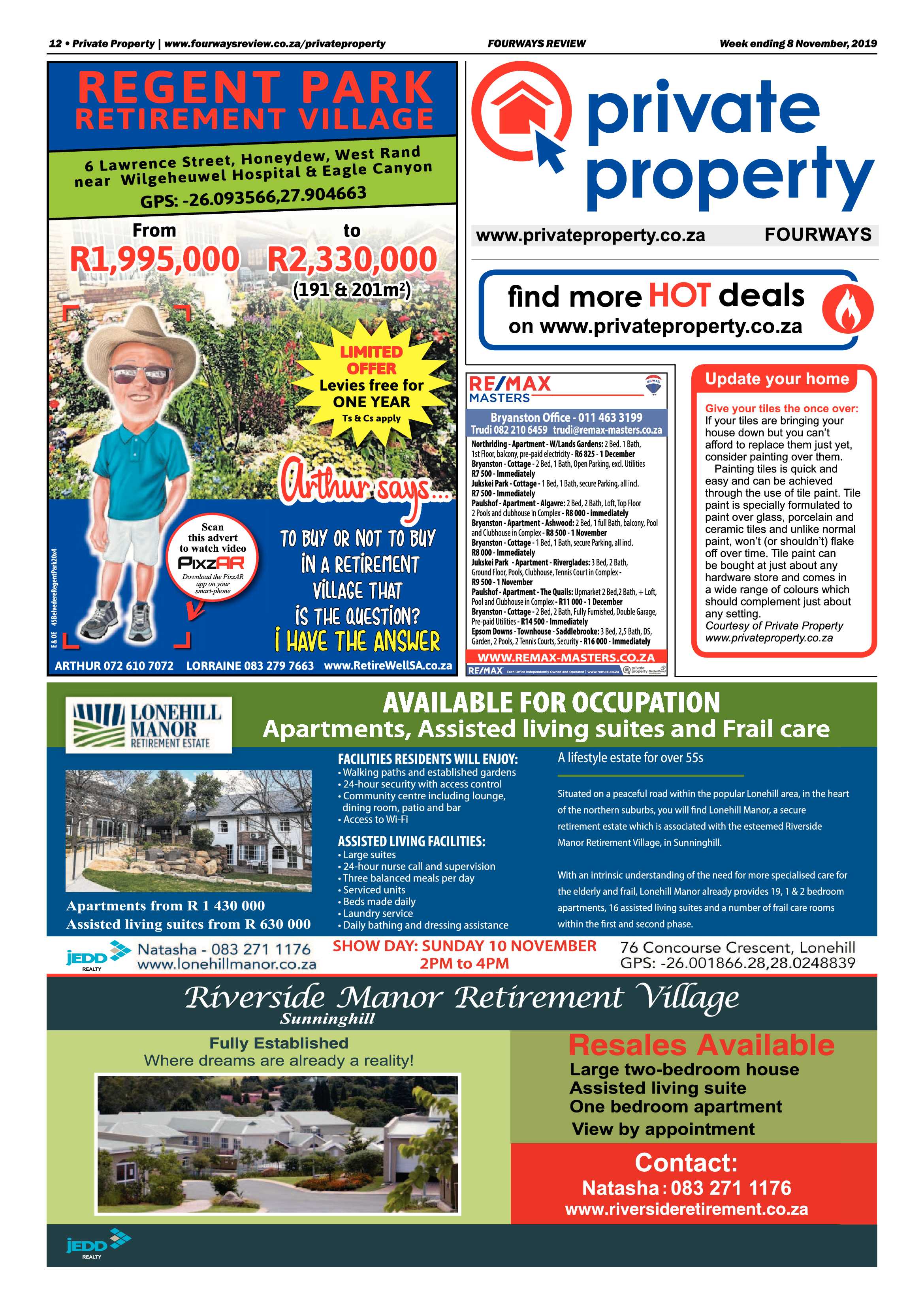 Fourways Review 6 November, 2019 page 12