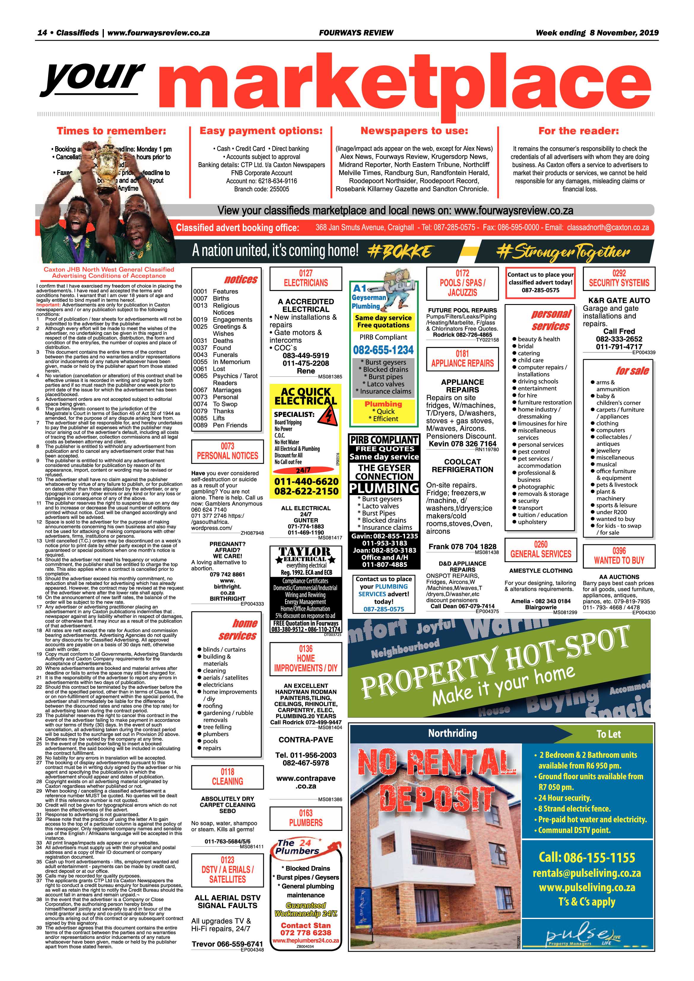 Fourways Review 6 November, 2019 page 14