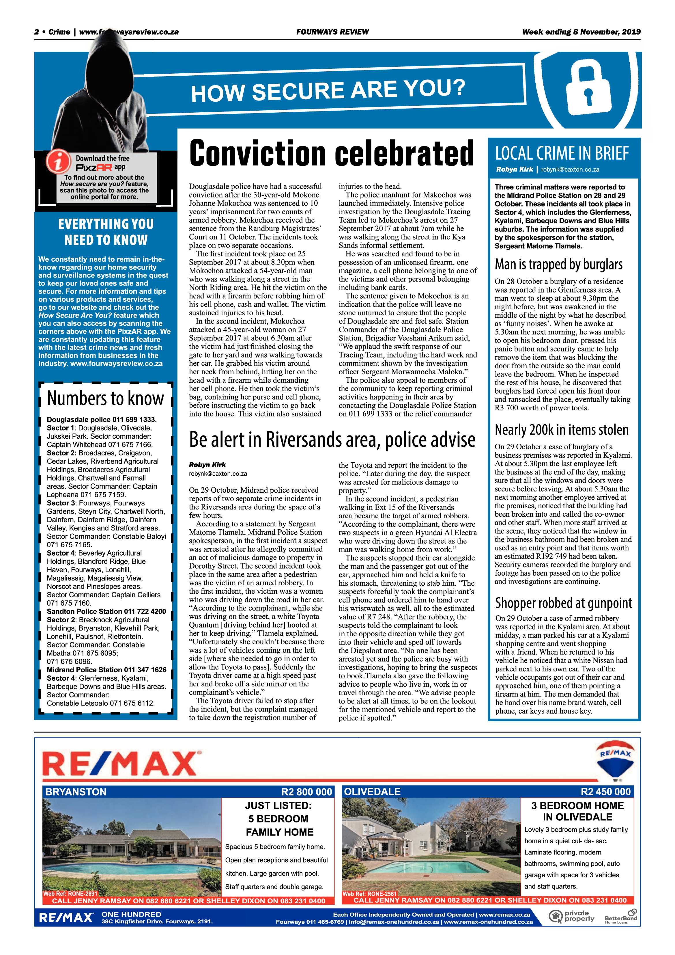 Fourways Review 6 November, 2019 page 2