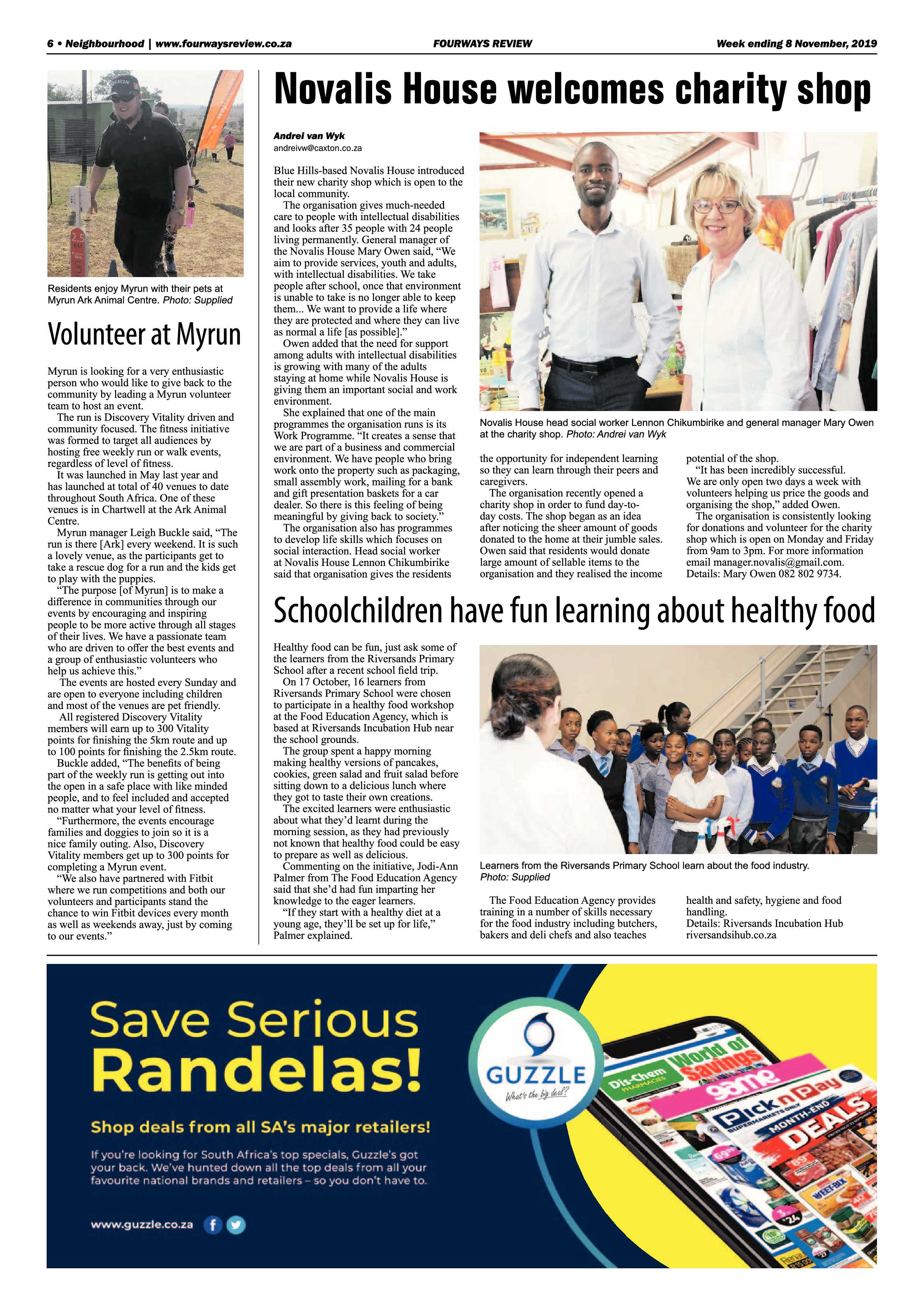 Fourways Review 6 November, 2019 page 6
