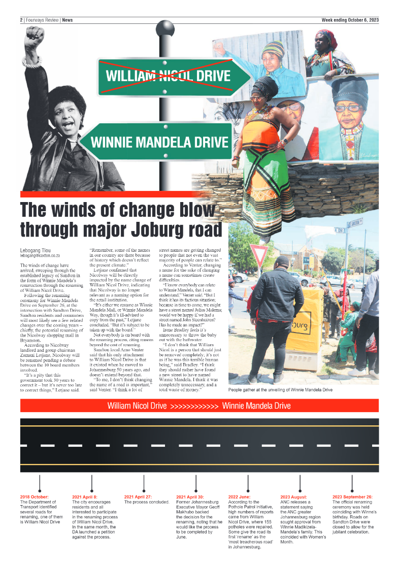 Fourways Review 6 October 2023 page 2