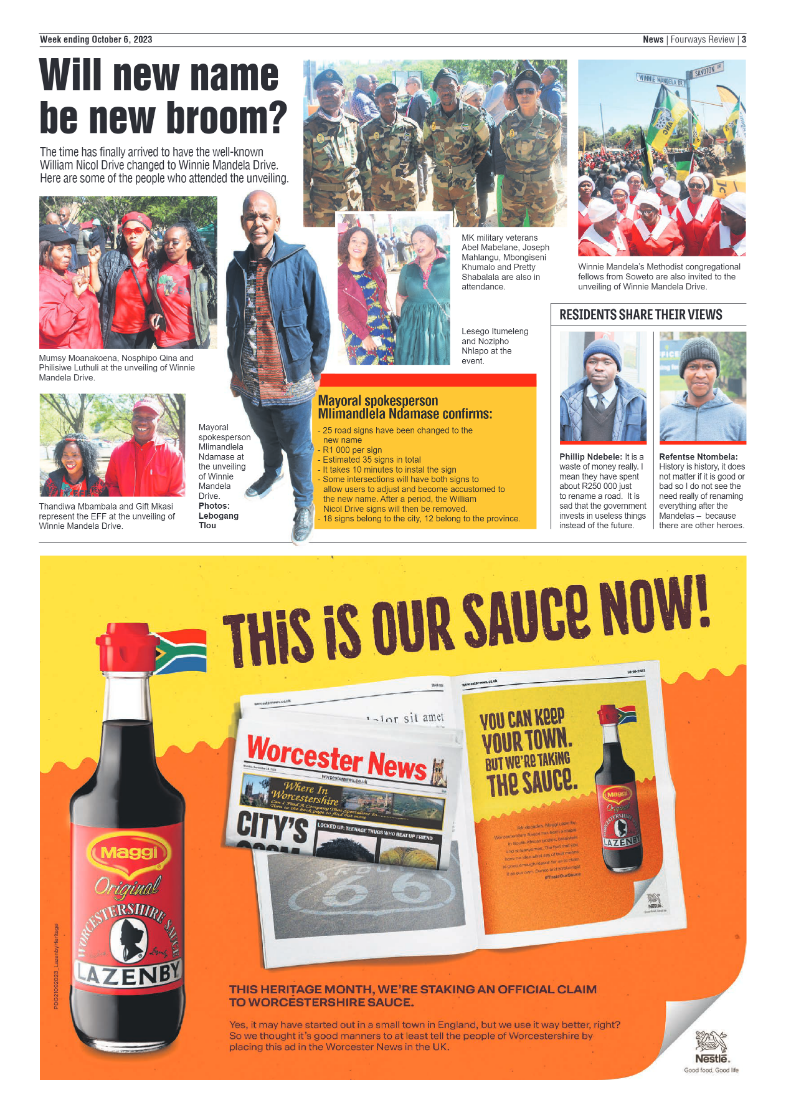 Fourways Review 6 October 2023 page 3