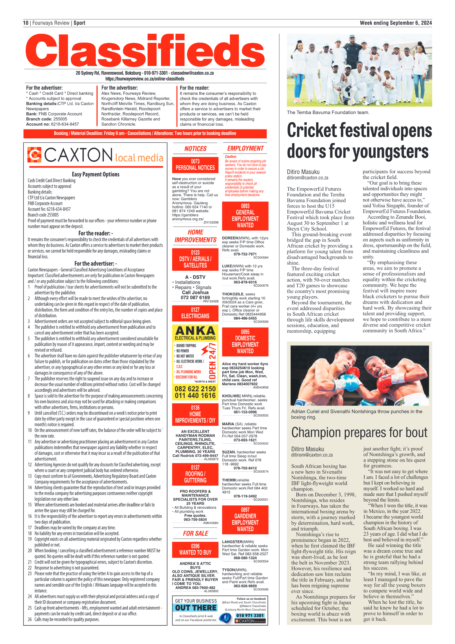 Fourways Review 6 September 2024 page 10