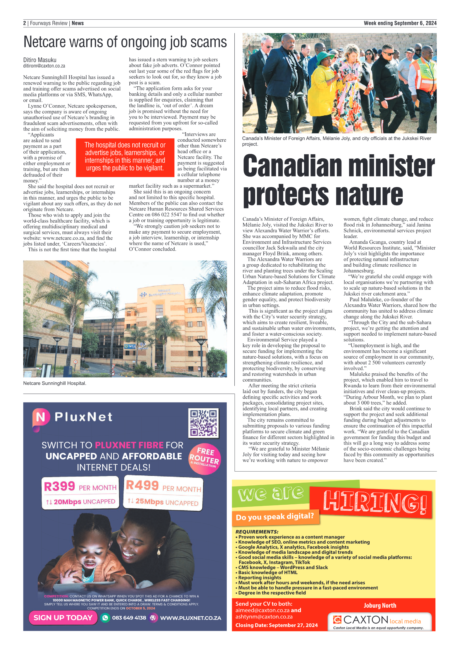 Fourways Review 6 September 2024 page 2