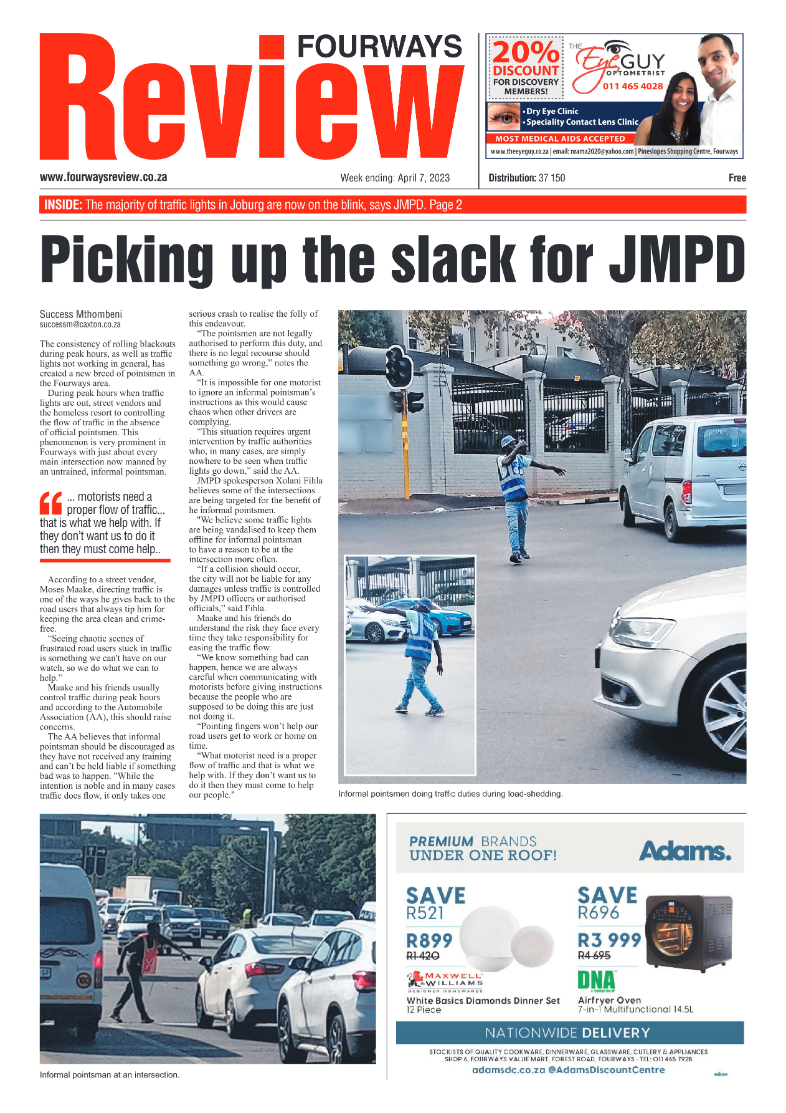 Fourways Review 7 April 2023 page 1