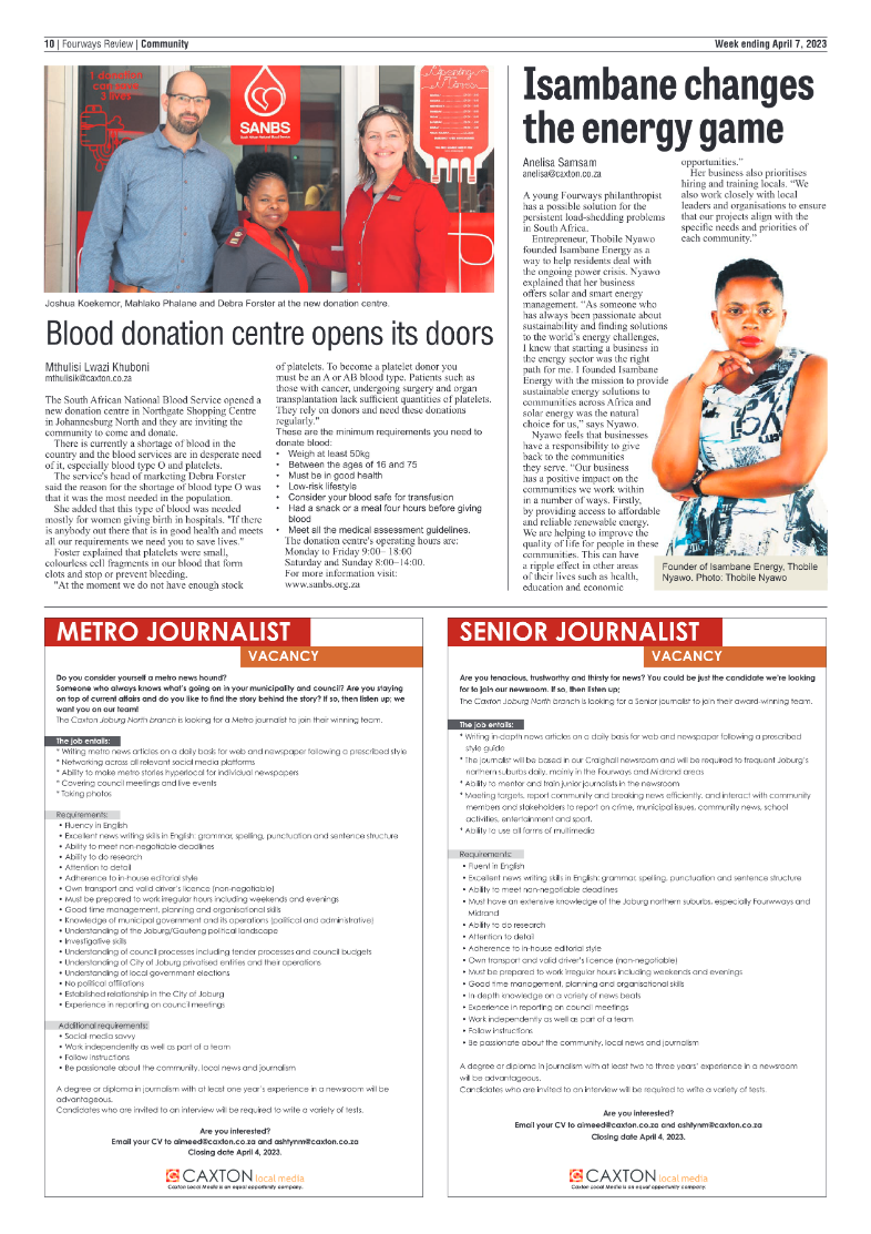 Fourways Review 7 April 2023 page 10